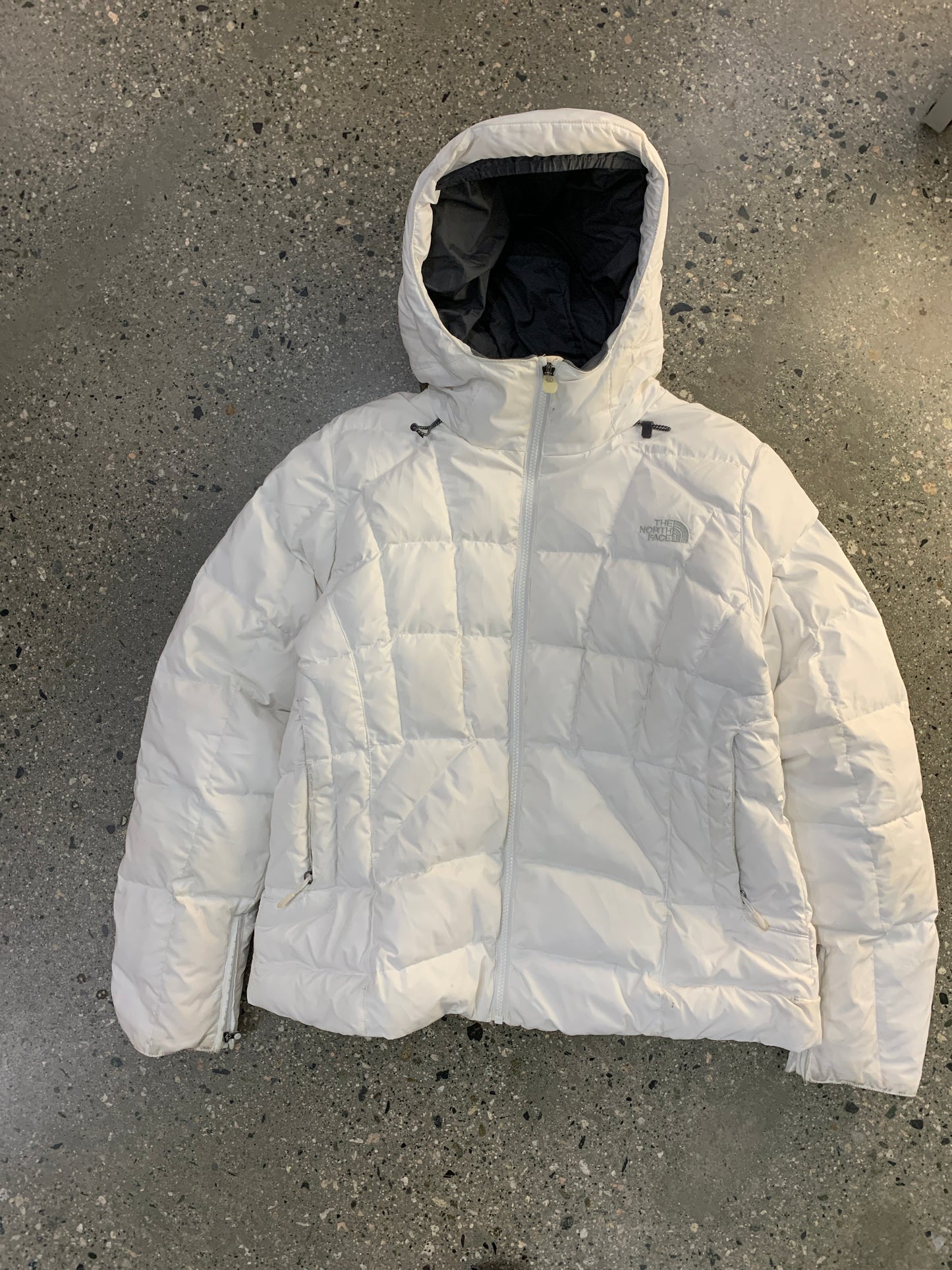 (Womens L) White TNF Winter Coat