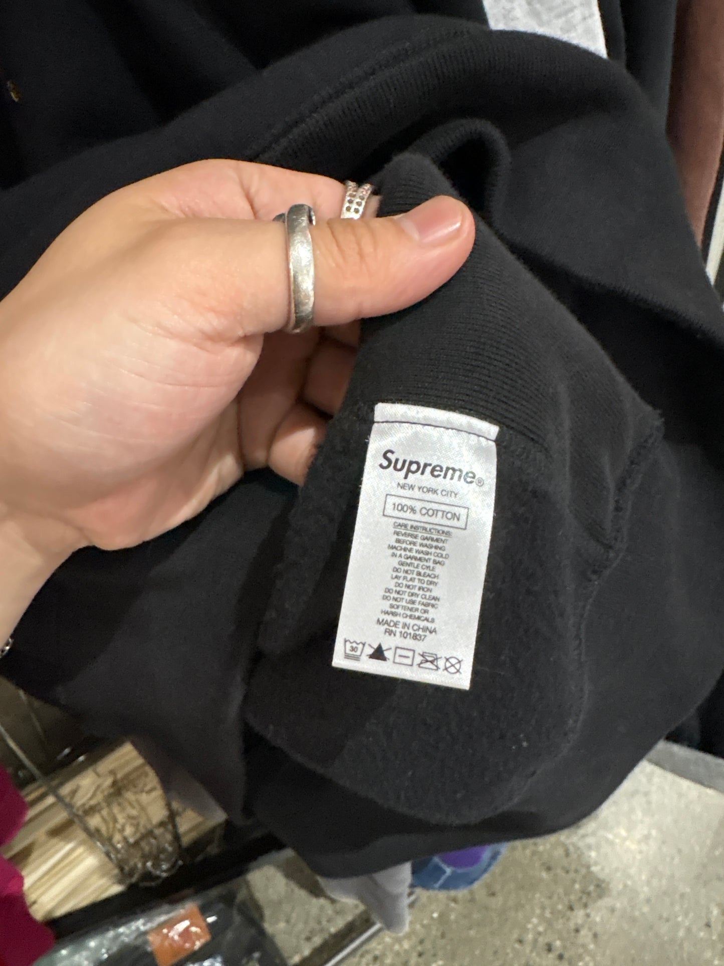 (M) Supreme Jewels Hooded Sweatshirt