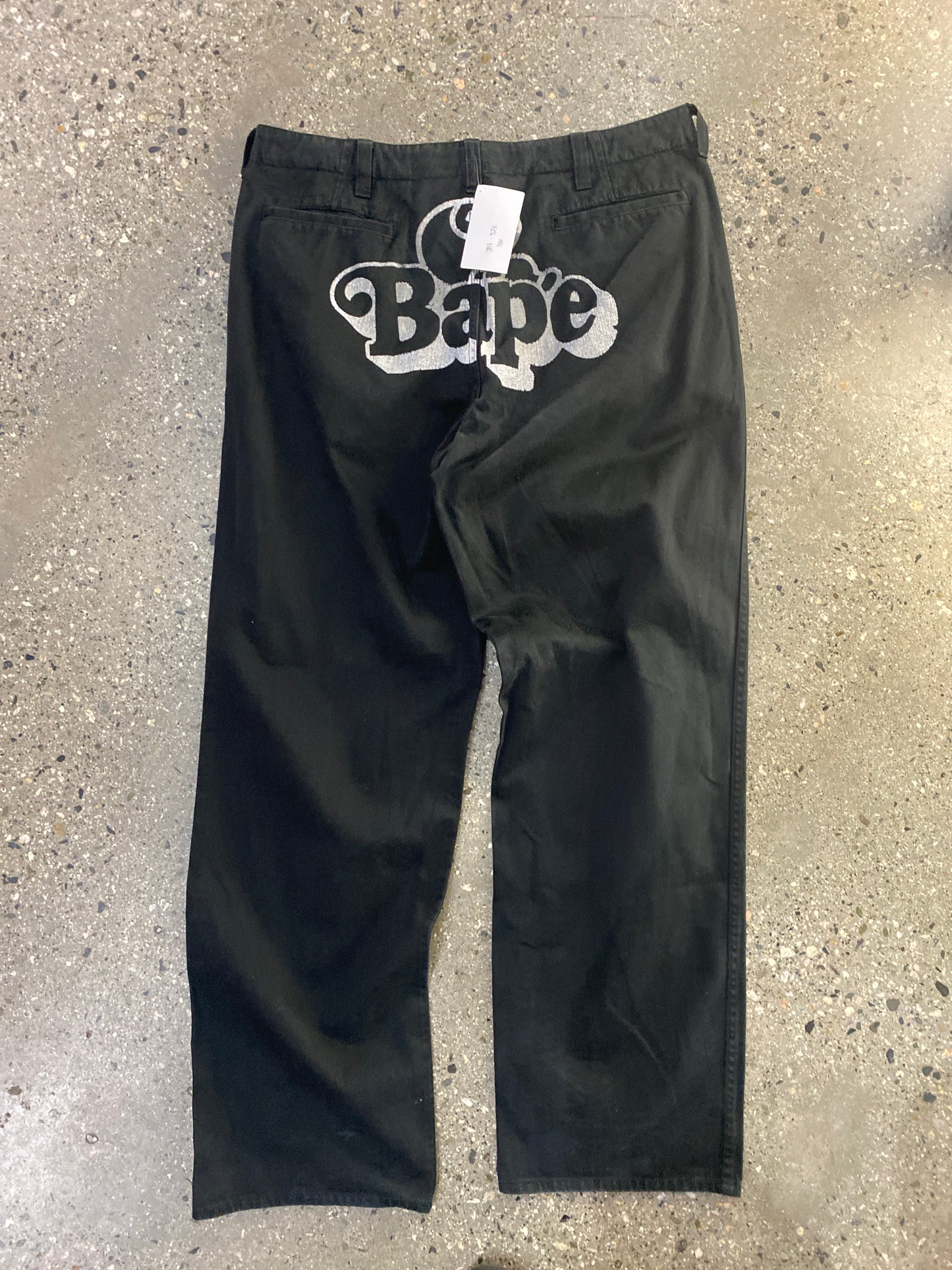 A197 - 38W Bape x Baby Milo Script Baggy Denim