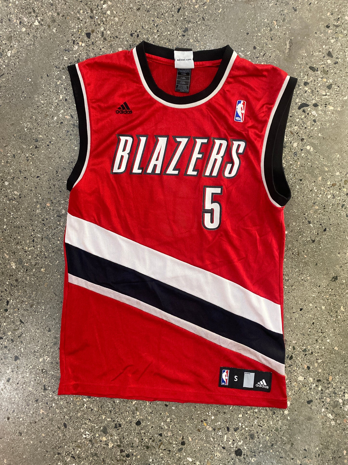 (S/M) Portland Trailblazers Rudy Fernandez Adidas Jersey