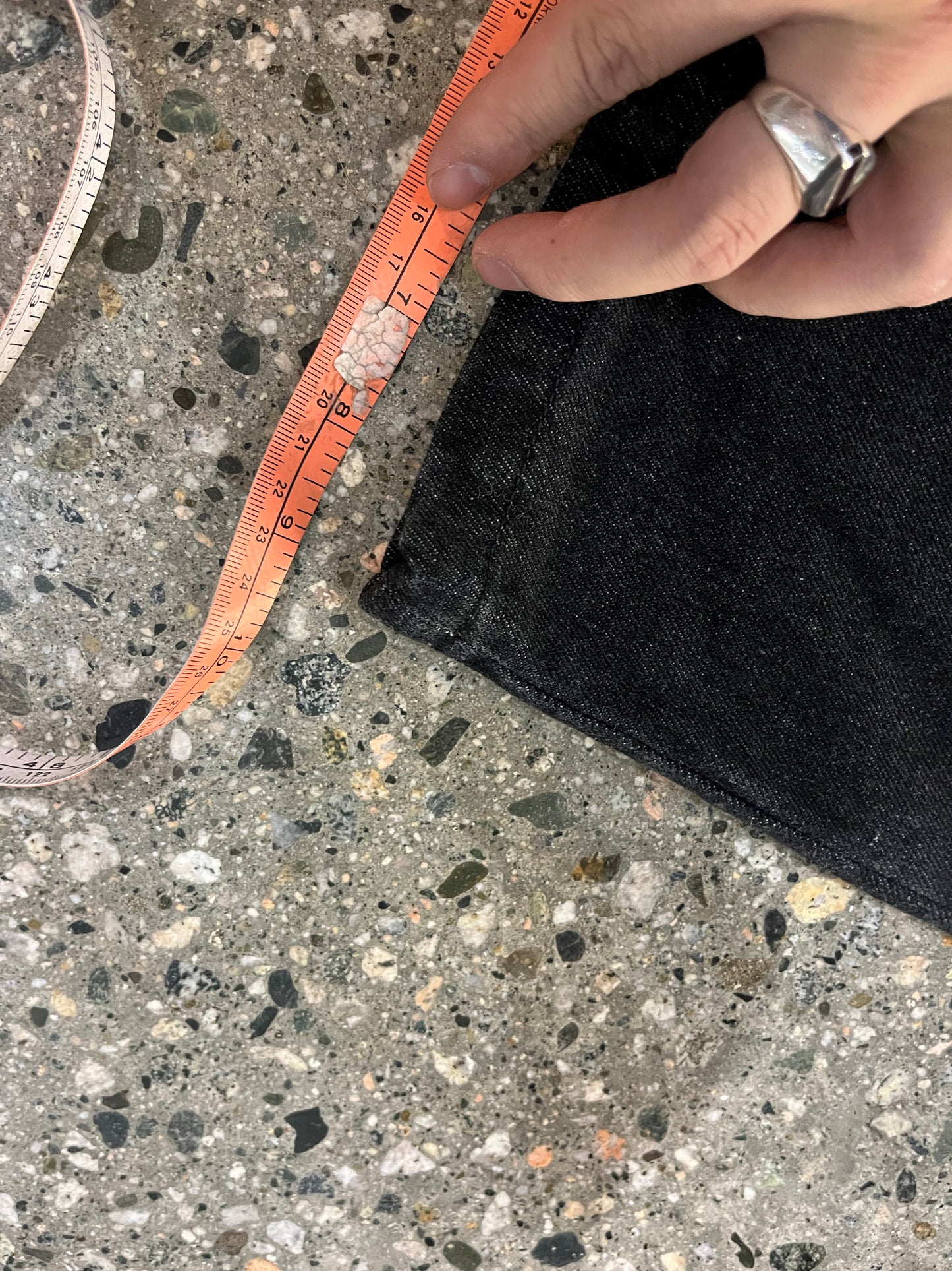 W38” Bukki Japanese Baggy Embroidered Denim