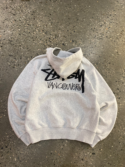 (M/L) Stussy Vancouver Grey Pullover
