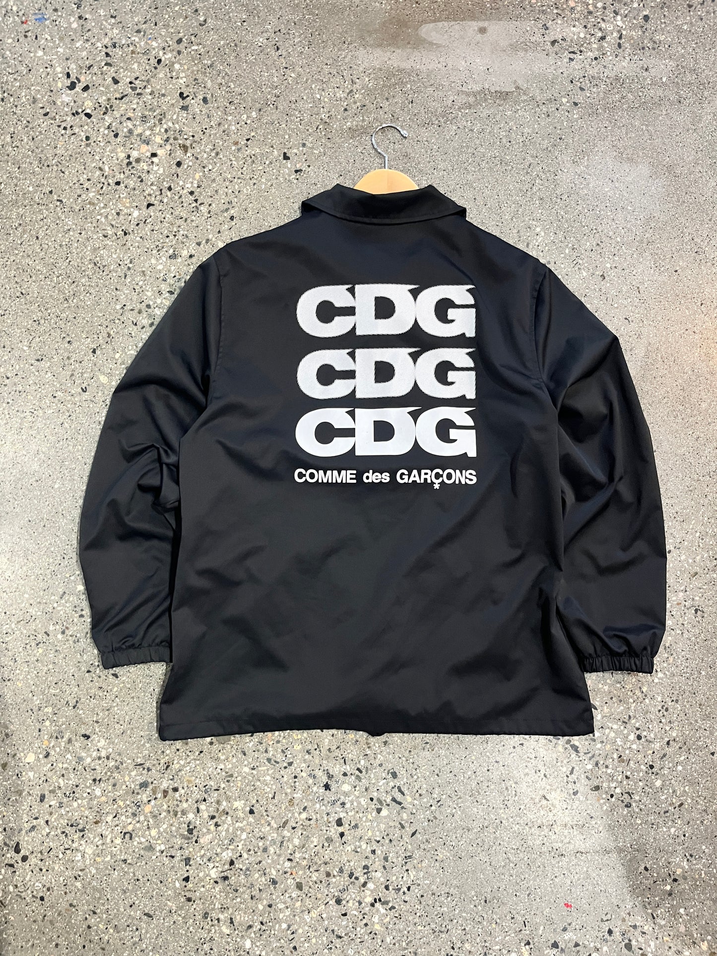 (XL) Comme Des Garcons Mainline Black Coach Jacket