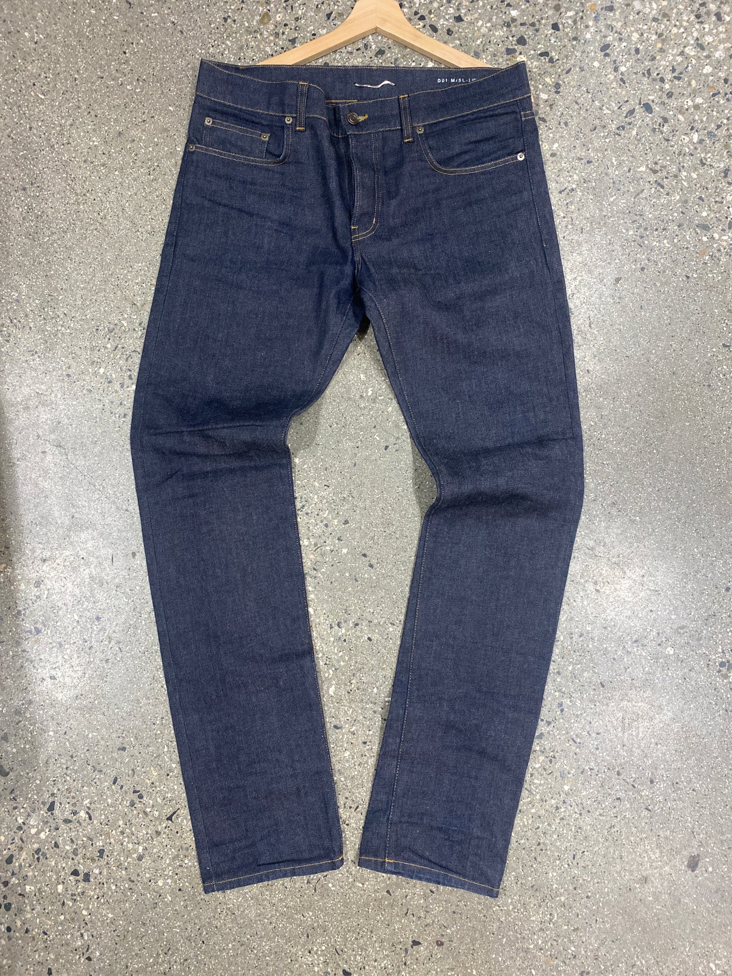 (36”) Saint Laurent Raw Jeans