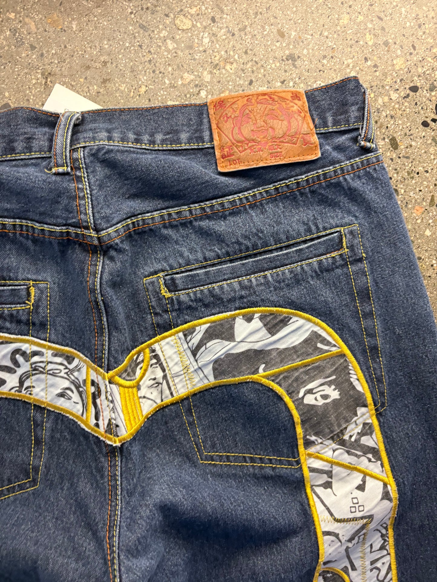 (L) Evisu Daicock Baggy Boot