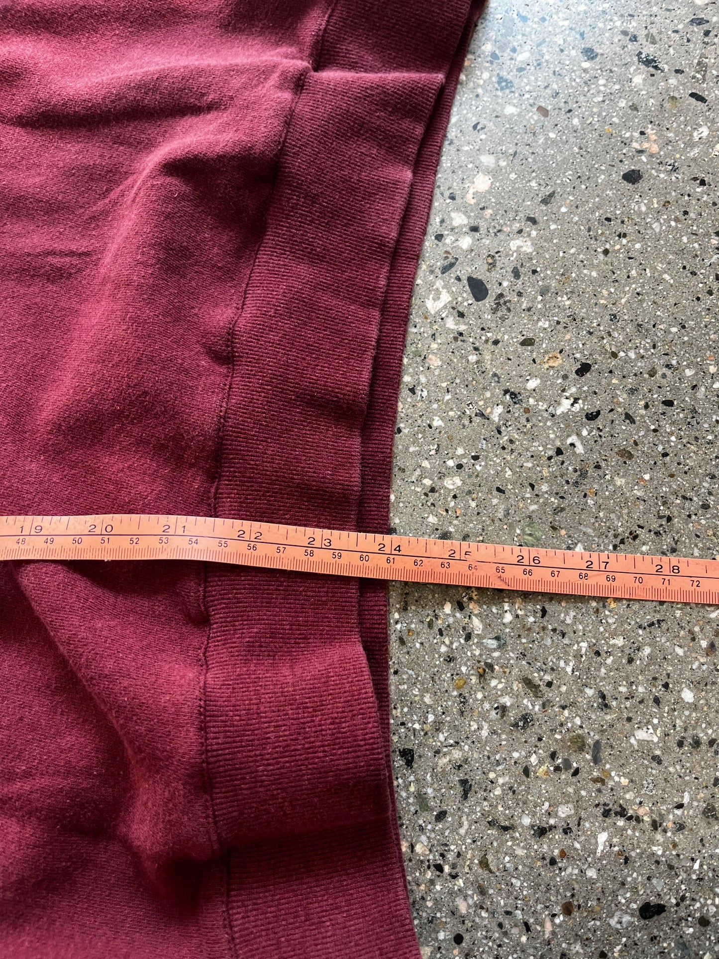 (X-Small) 90s Burgundy YSL CREW