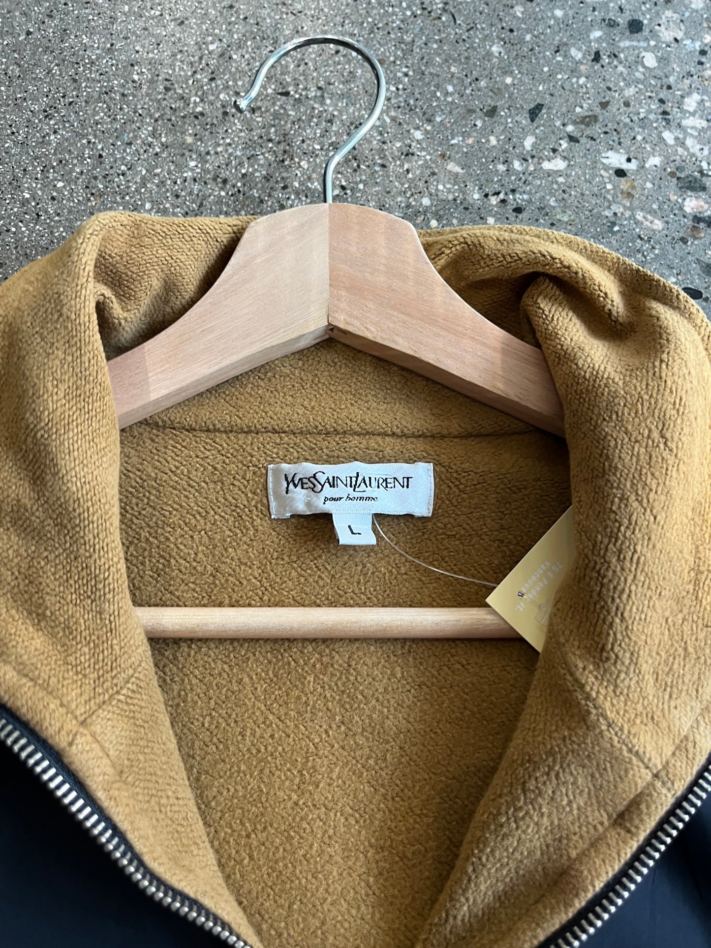 1990s Pour Homme YSL FLEECE LINED JKT