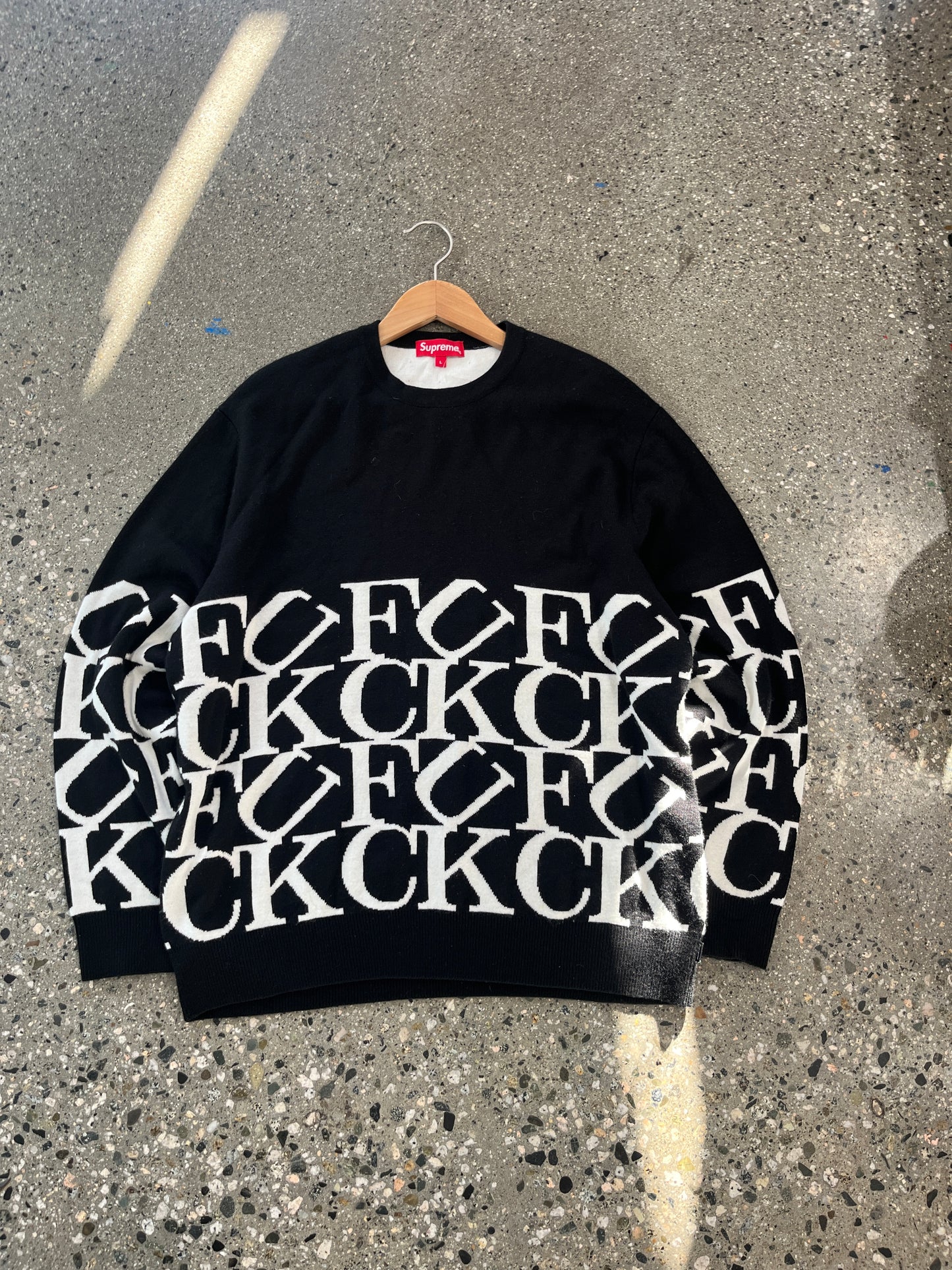 (M) Supreme F*ck Sweater