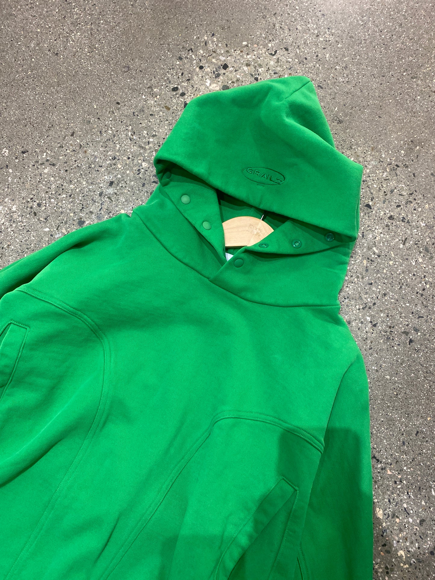 (S/M) Grailz Cropped Geometric Hoodie