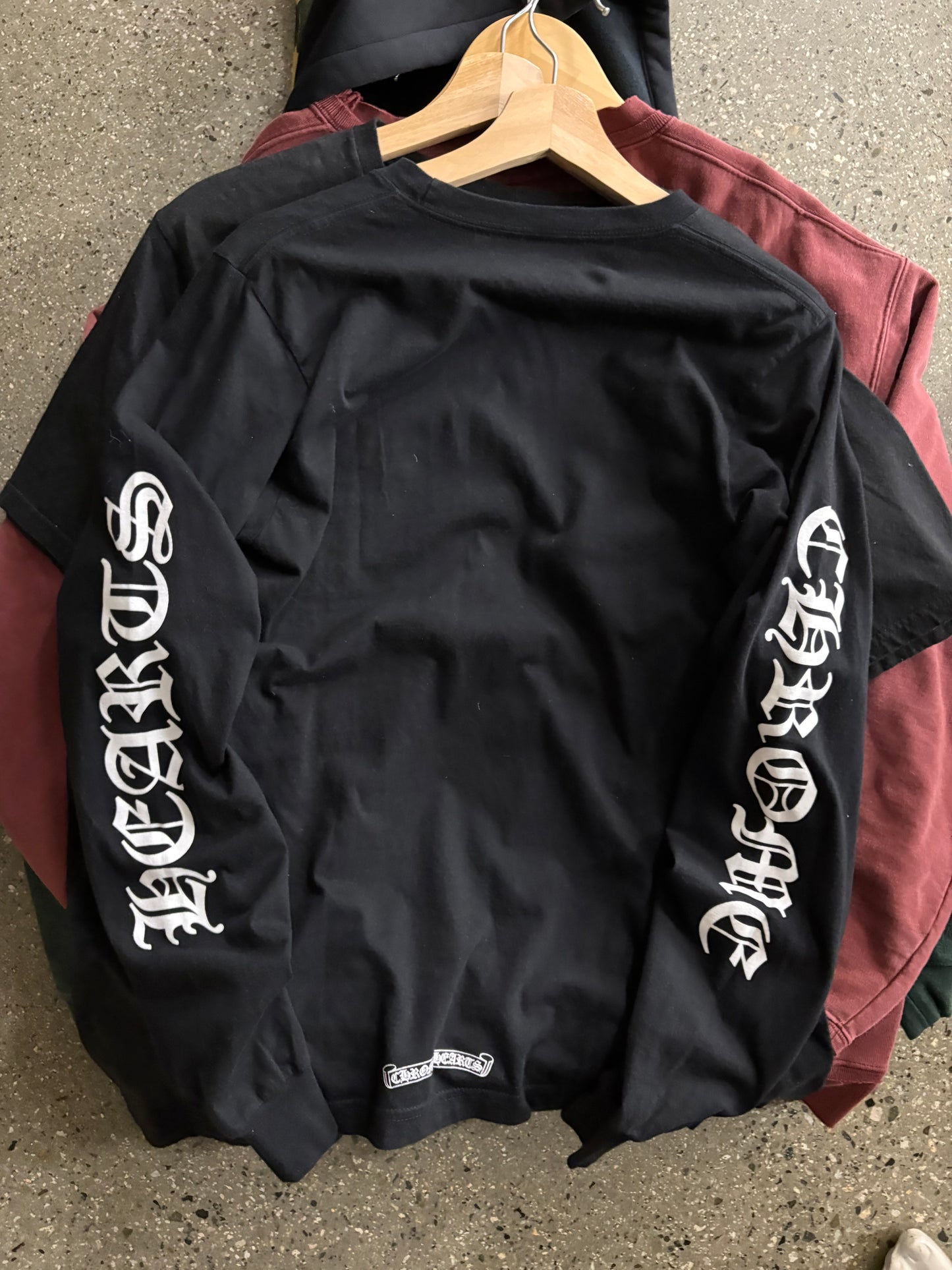 (S) Chrome Hearts Script Longsleeve