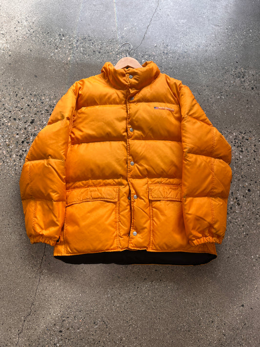 (L) Yellow Polo Jeans Puffer