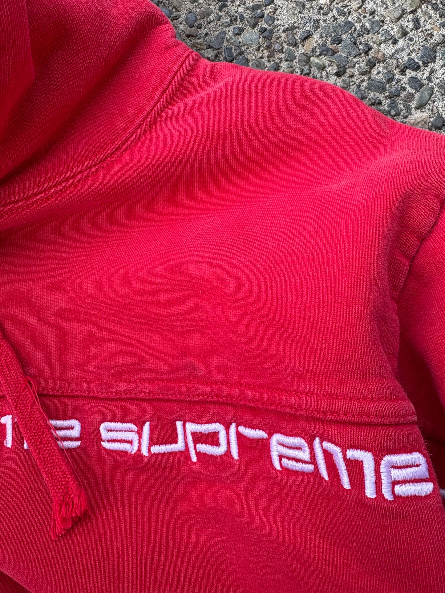 (M) Supreme Red Band Hoodie