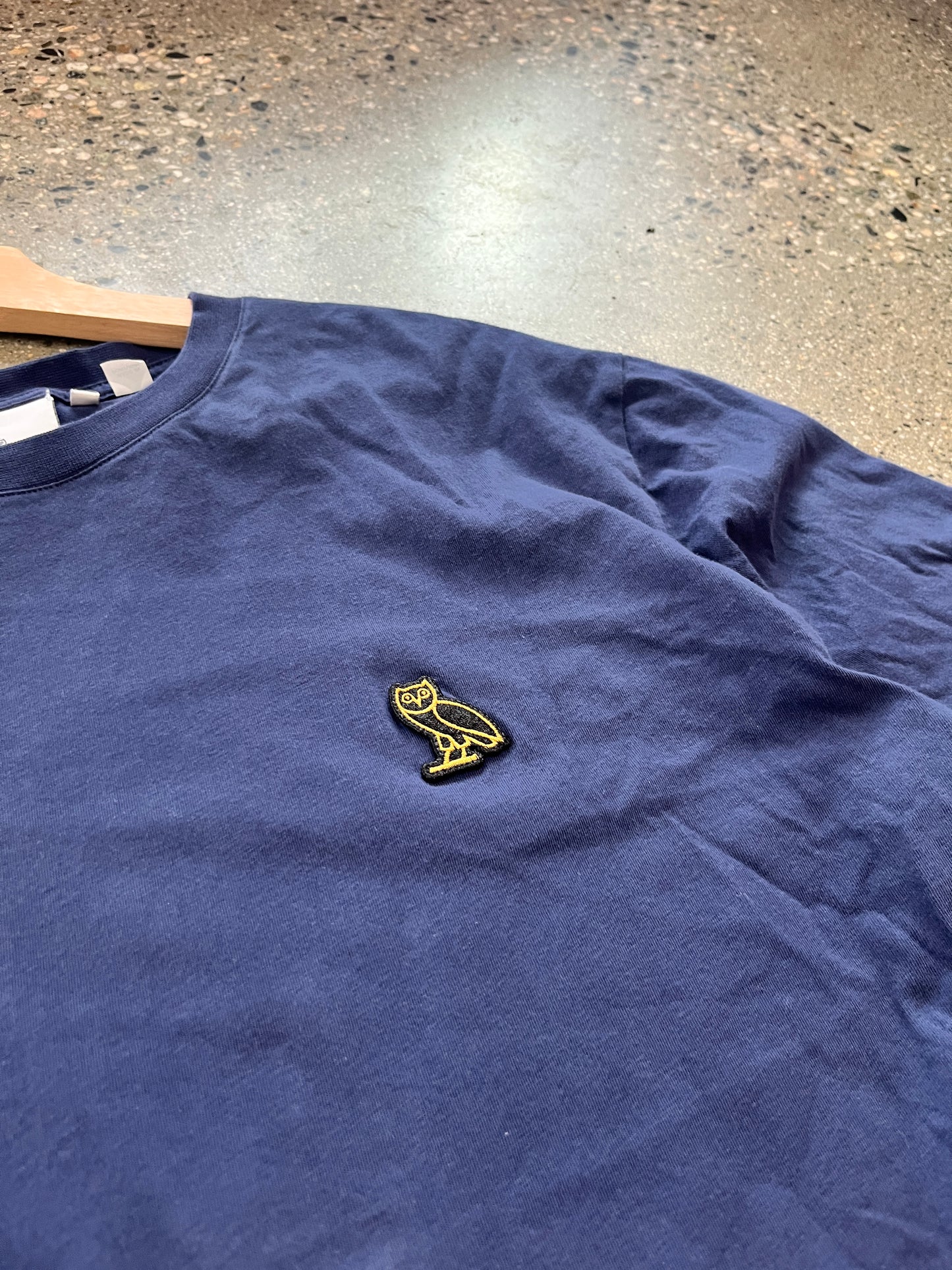 (S) ovo navy small  owl tee