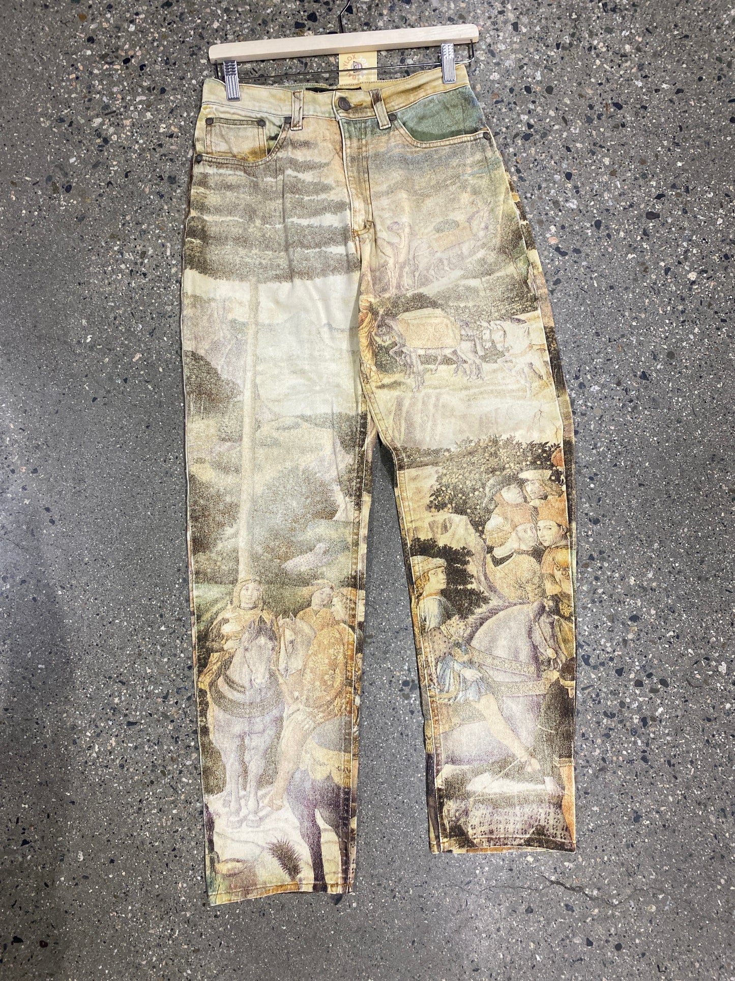 (25”) Robert Cavalli Printed Jeans