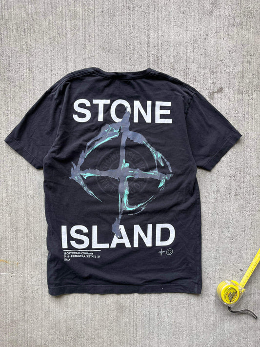 (M/L) Doublesided Stone Island Tee