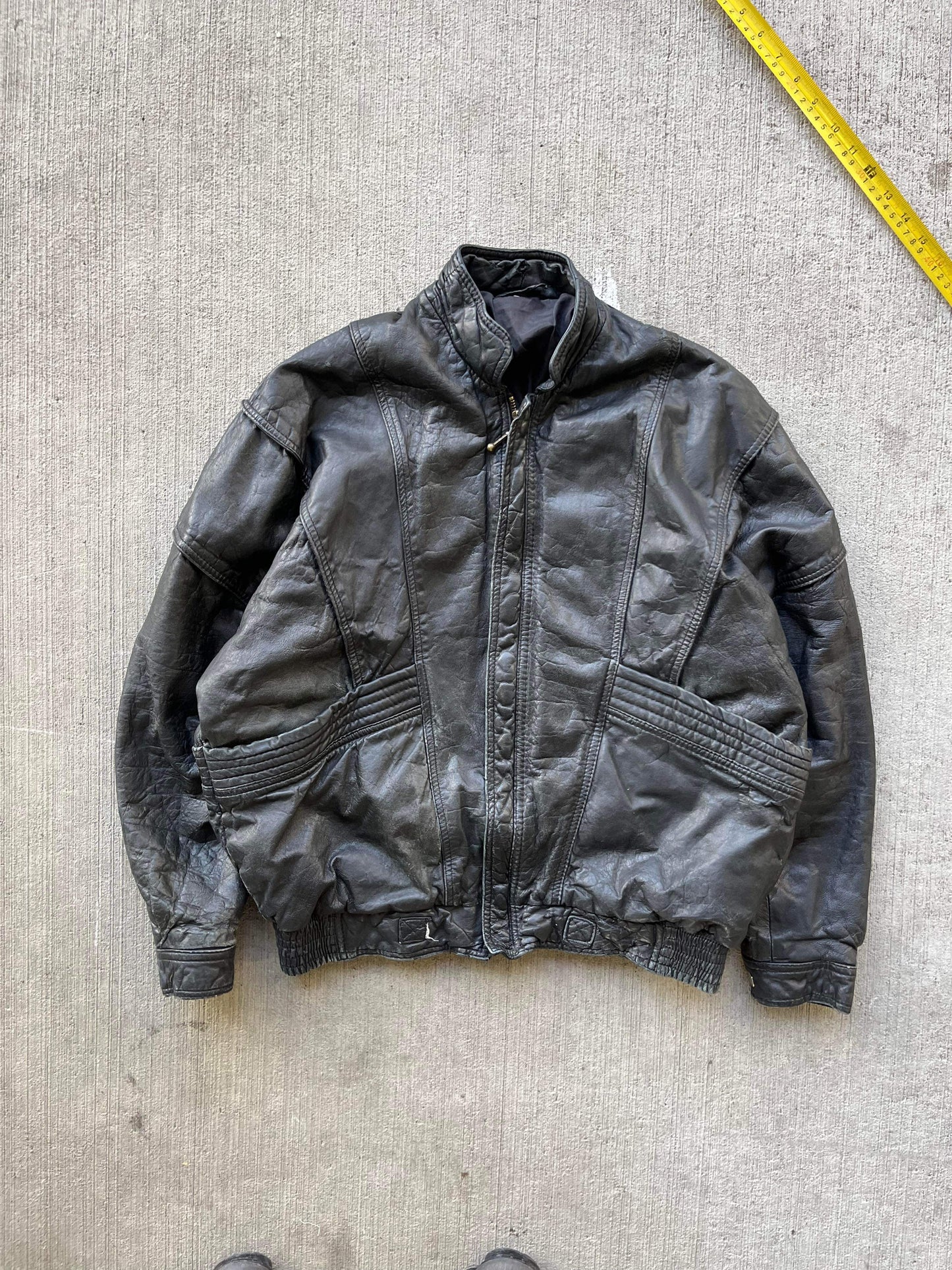 (m) Vintage Harley Davidson Leather Jacket