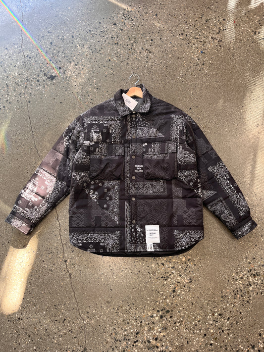 (L/XL) Musium Div. Puffer All Over Print
