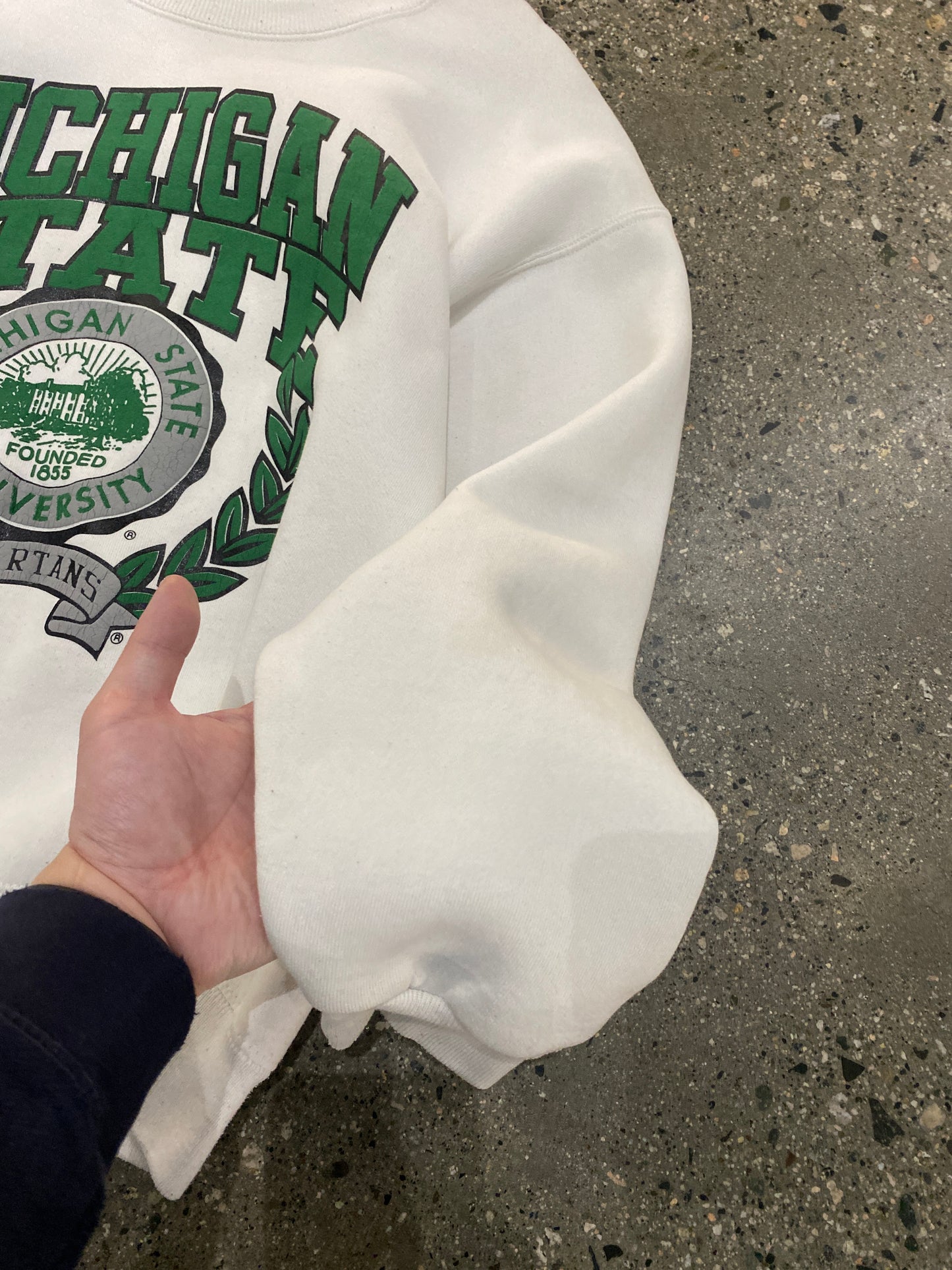 (S/M) 90's Michigan State Spartans Graphic Crewneck