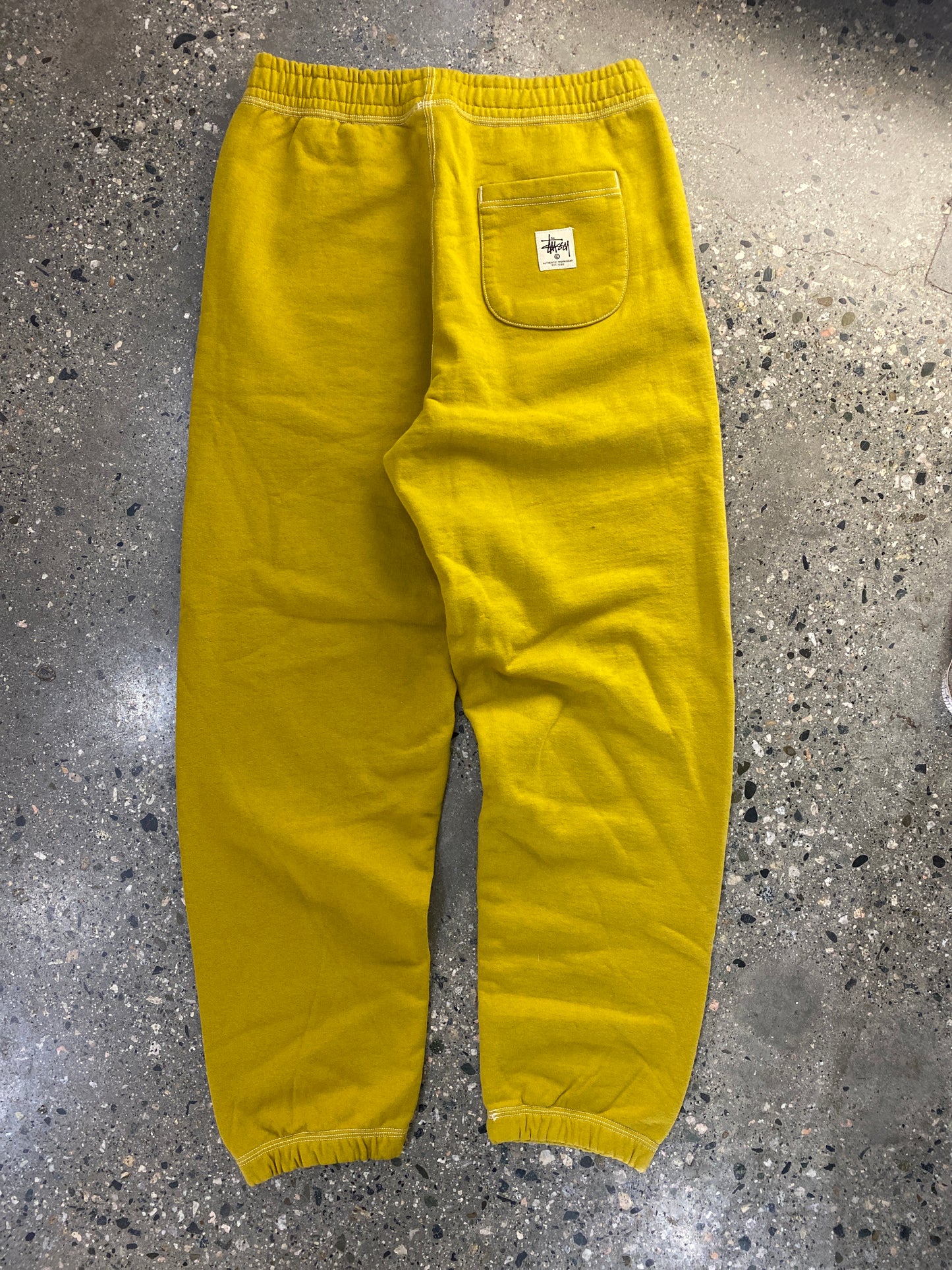 (s) Stussy Workwear Yellow Sweatpants