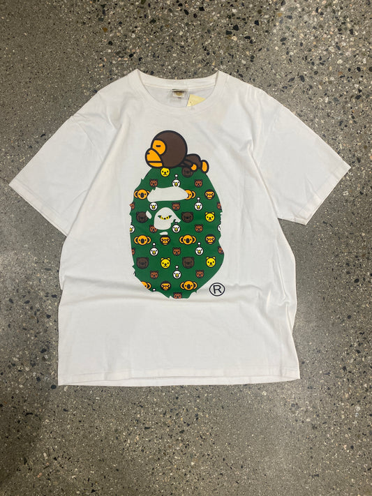 (L) Bape Baby Milo Tree Doublesided Tee