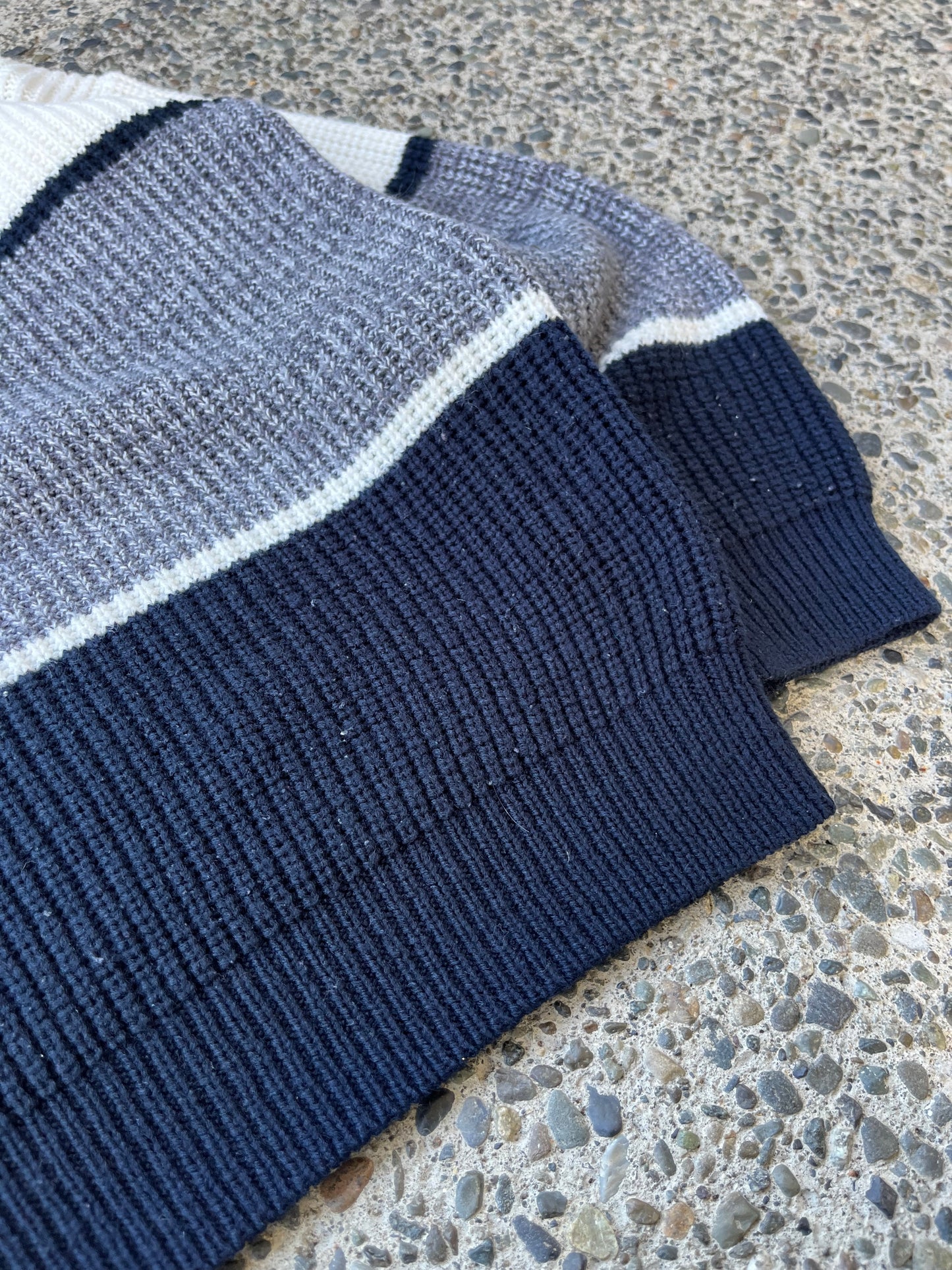 80s Manto Block Texture Knit
