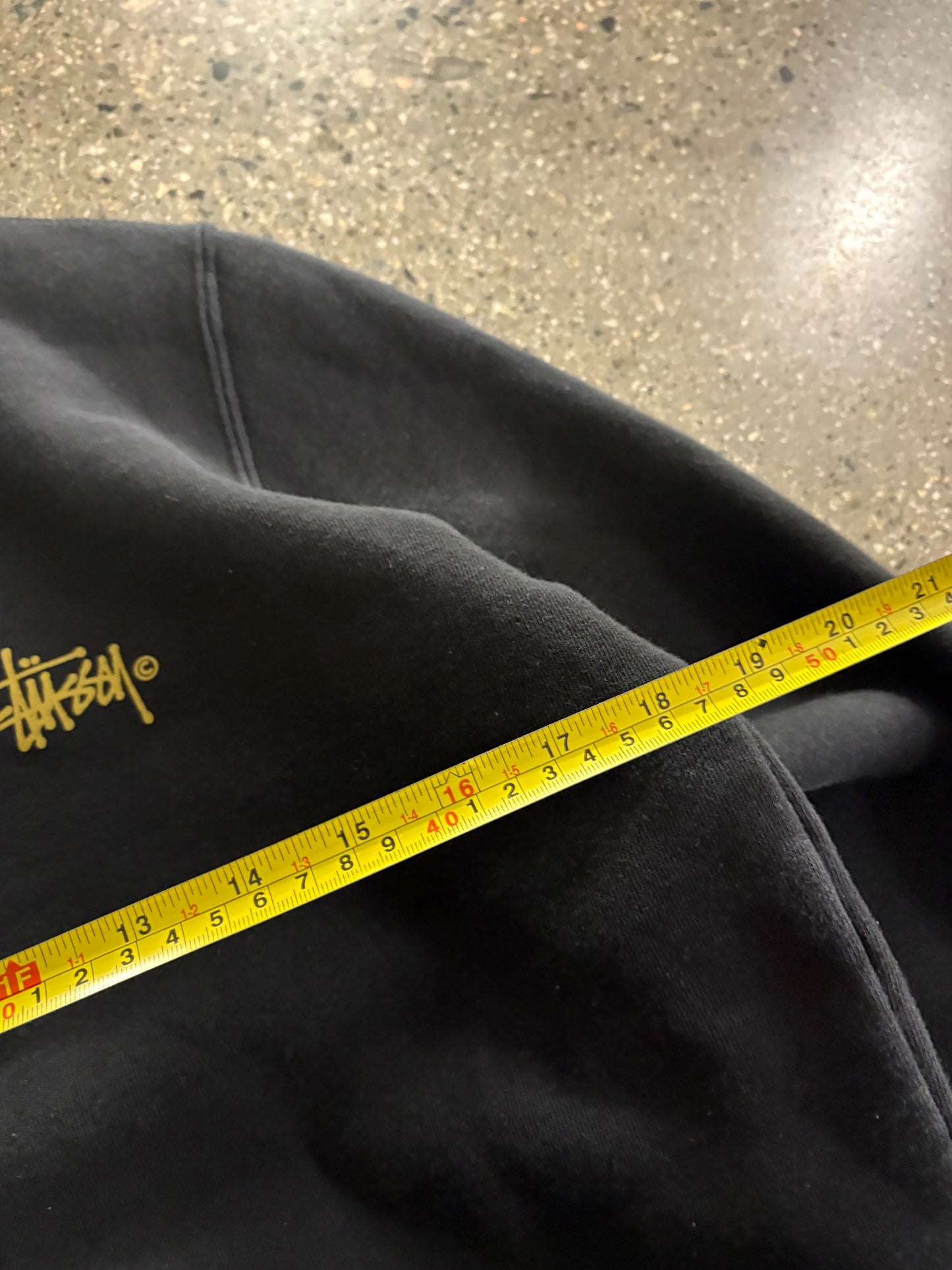Stussy Gold Print Crewneck