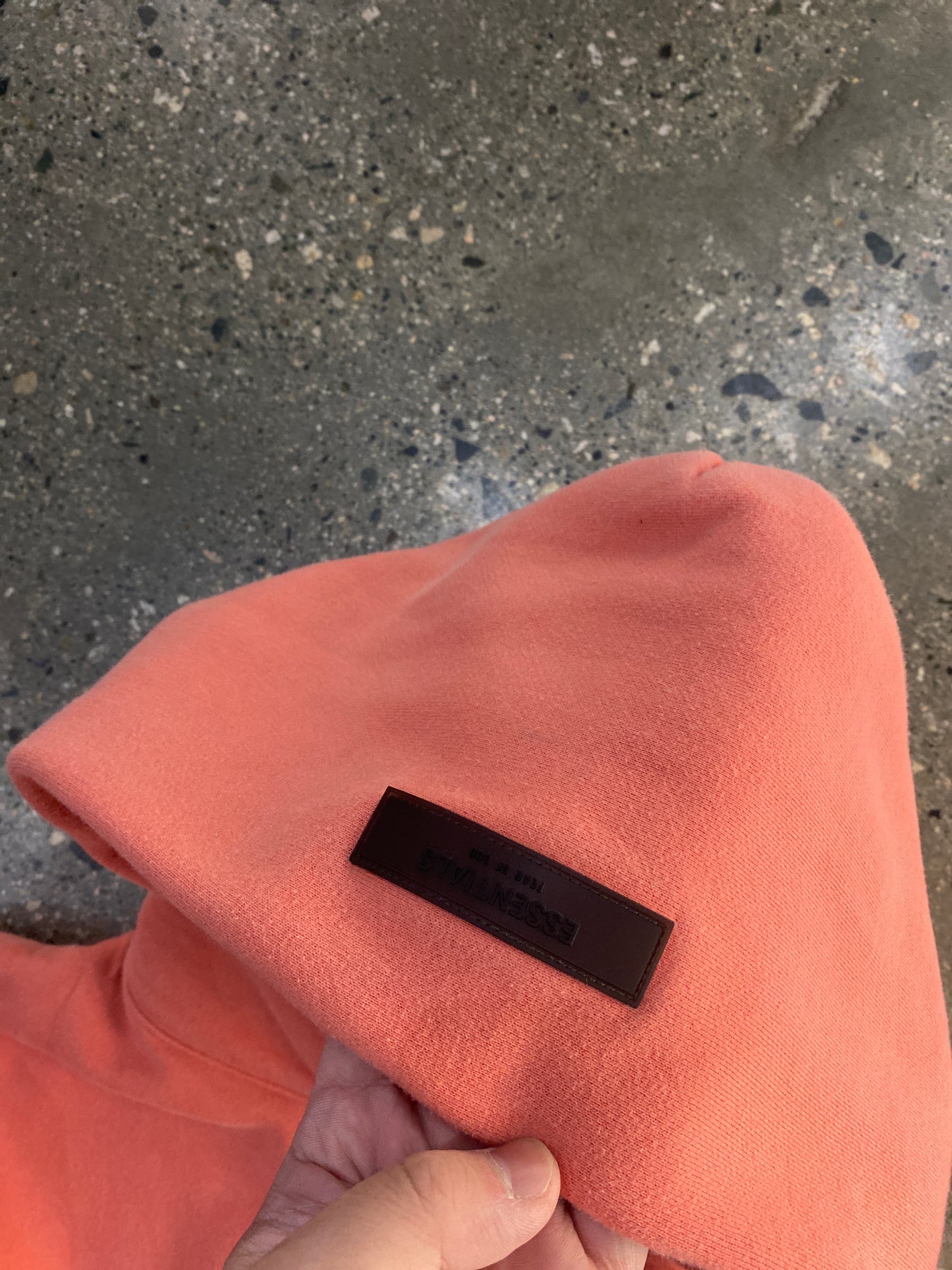 (XL/2X)Essentials Salmon Hoodie