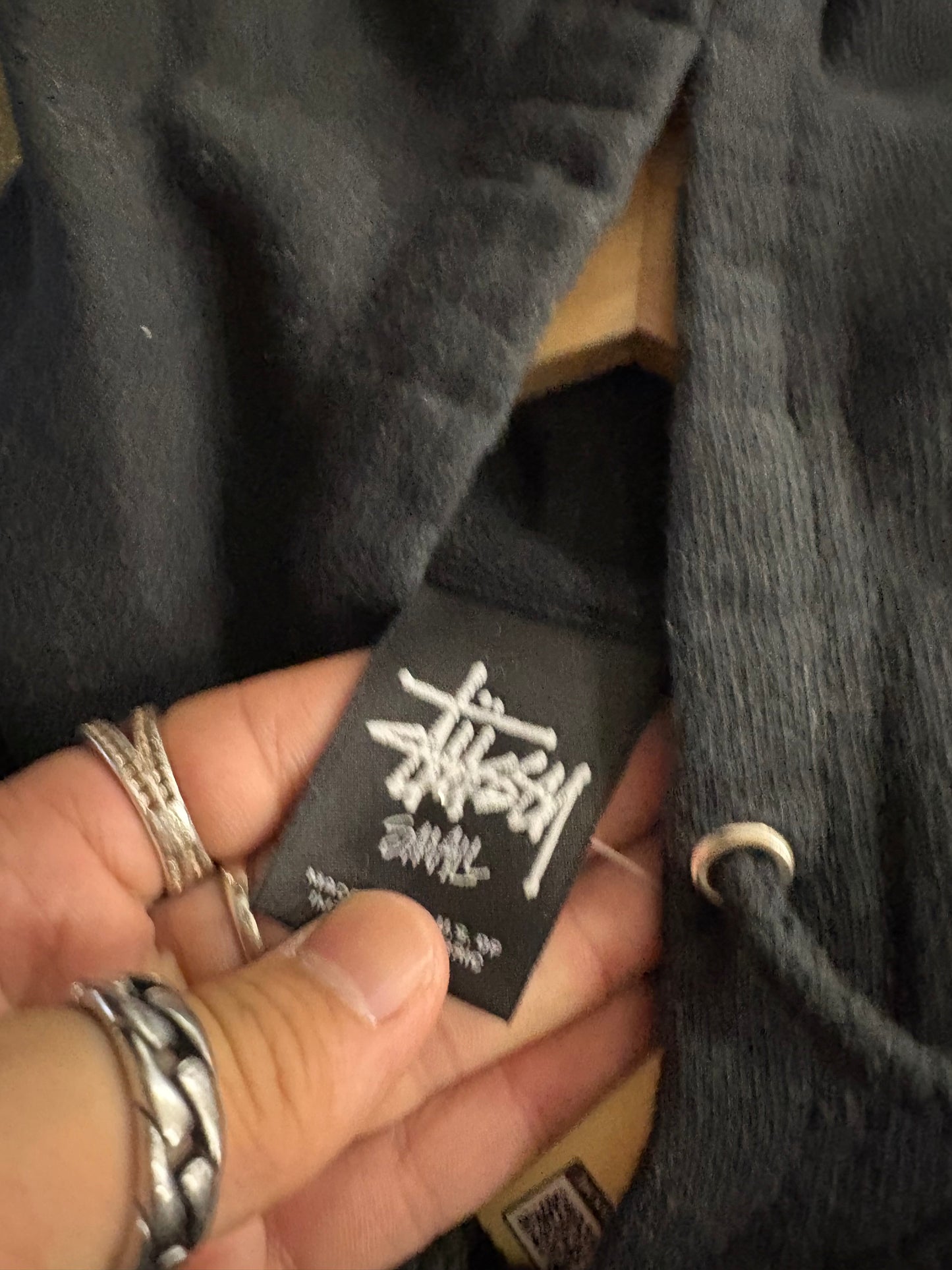 (S) 2000s Stussy Van Tribe hoodie