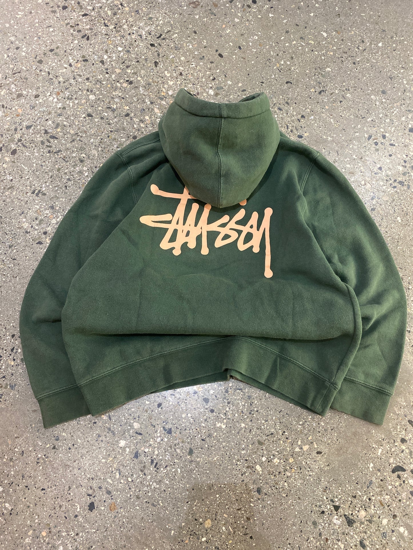 (S) Stussy Forest Green Script