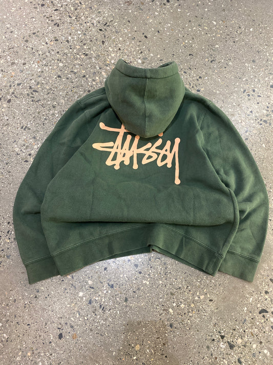 (S) Stussy Forest Green Script