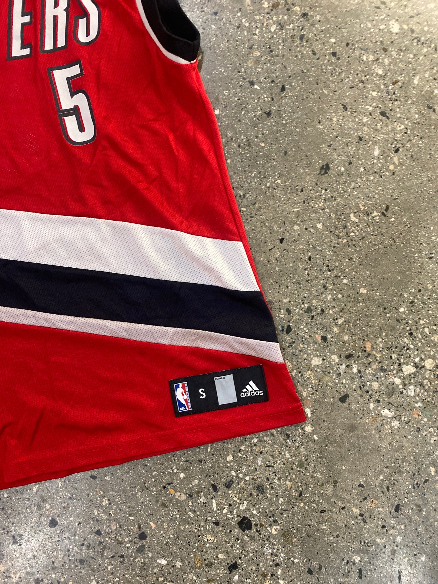 (S/M) Portland Trailblazers Rudy Fernandez Adidas Jersey