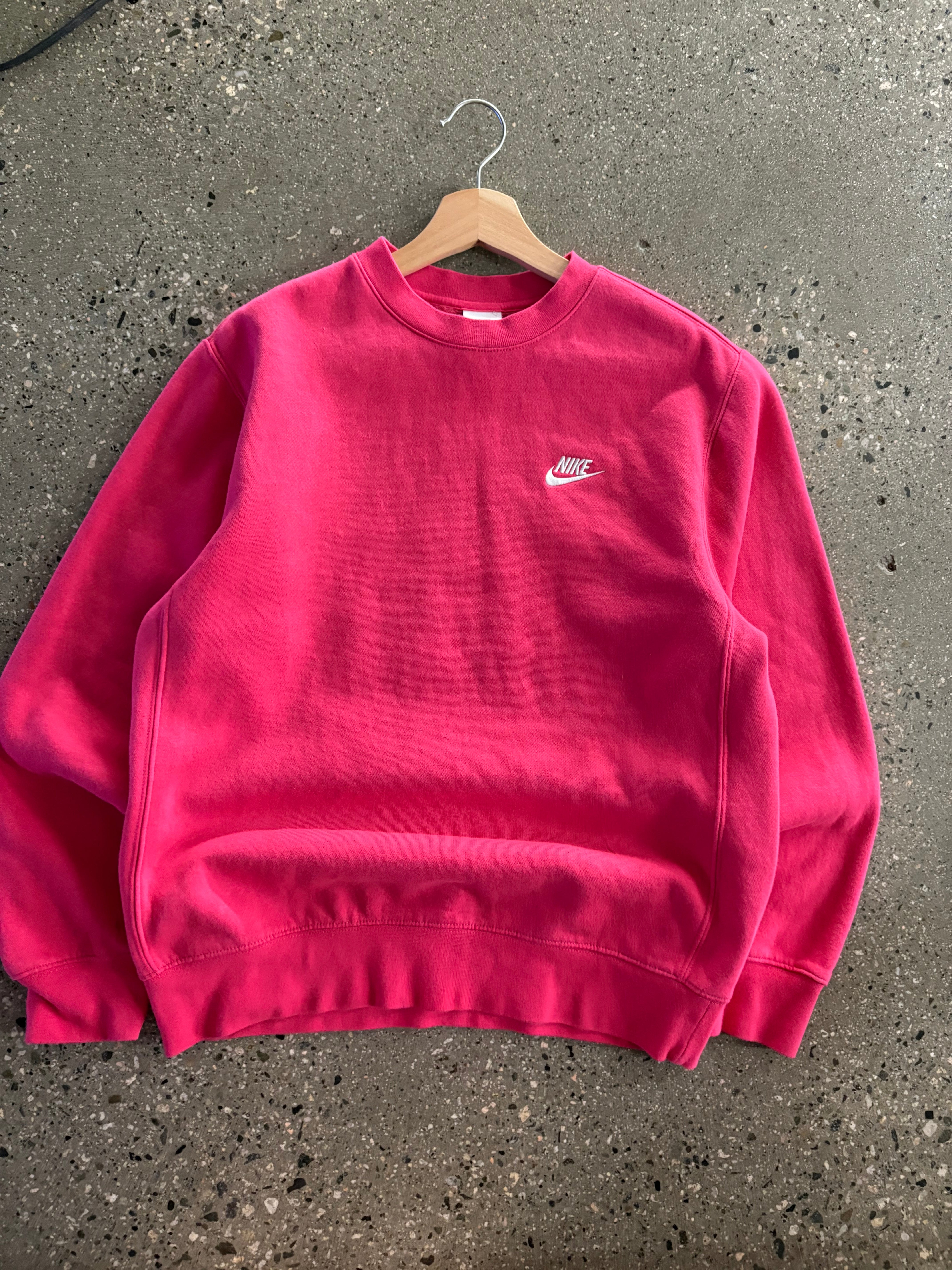 vintage pink nike crewneck
