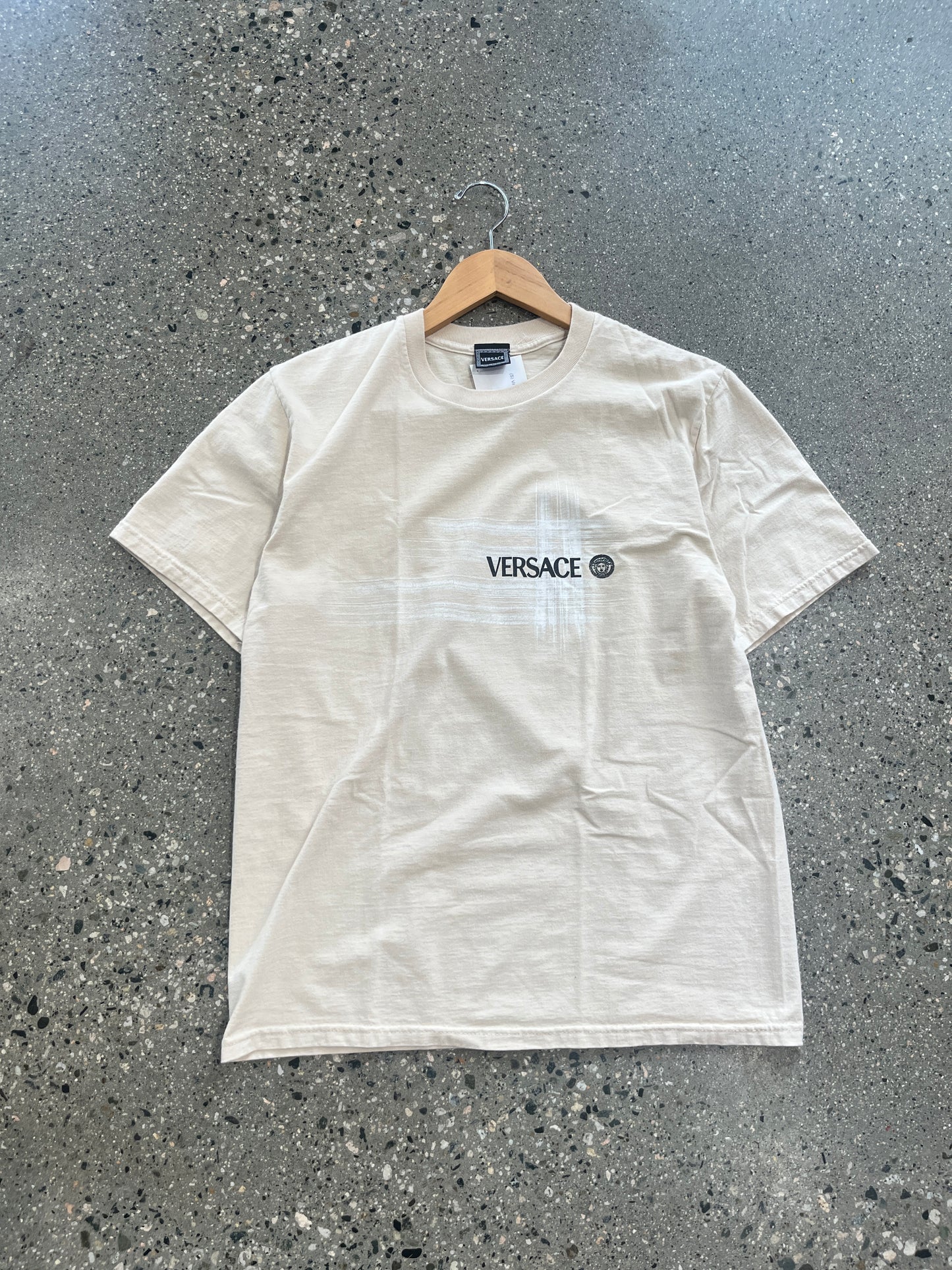 (S) Vintage Cream Versace Tee