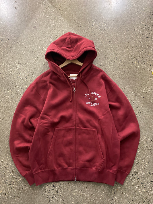 (L) OVO Brand new with tags Burgundy Zip Hoodie ( RetAils for $168)