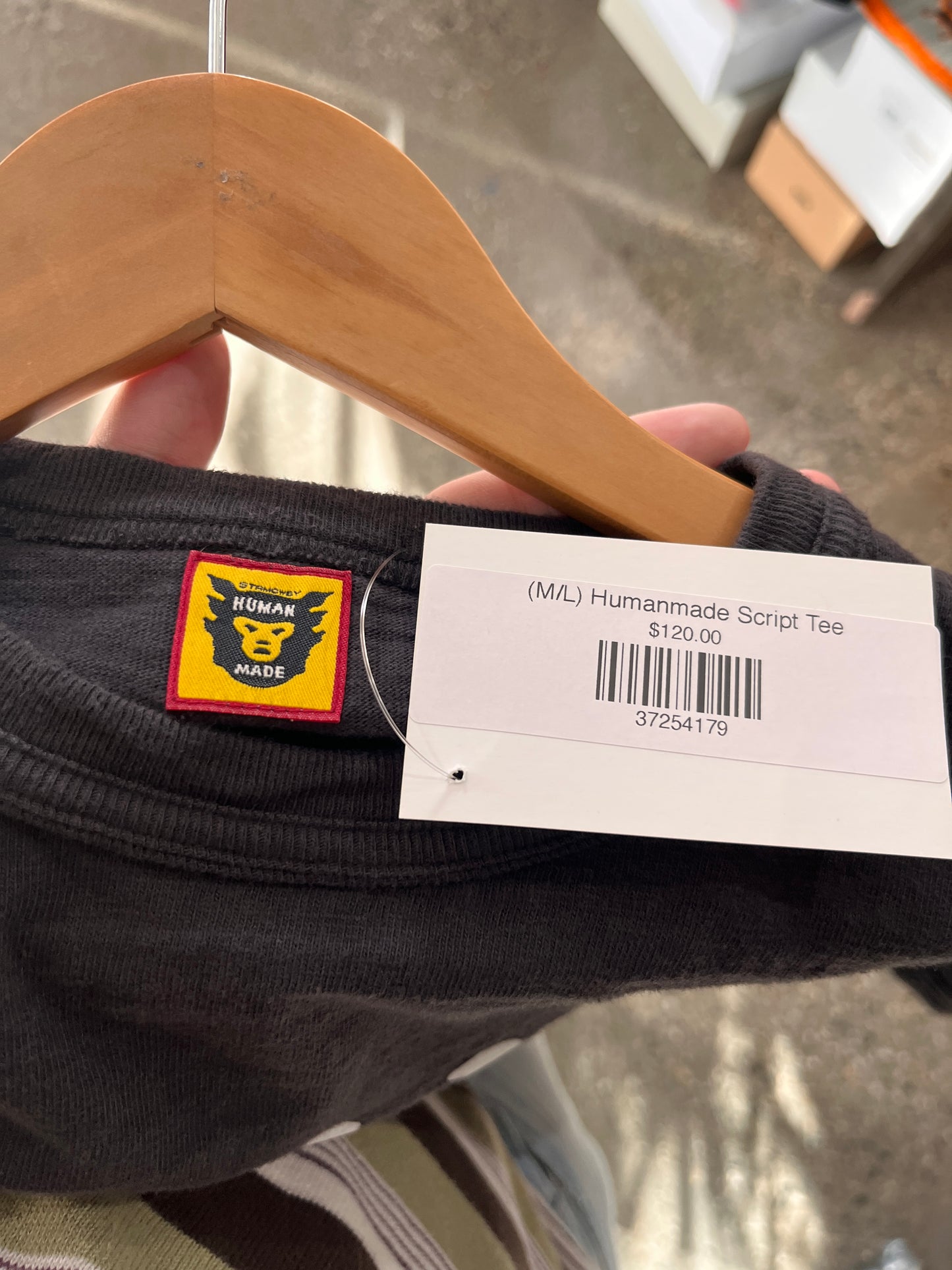 (M/L) Humanmade Script Tee