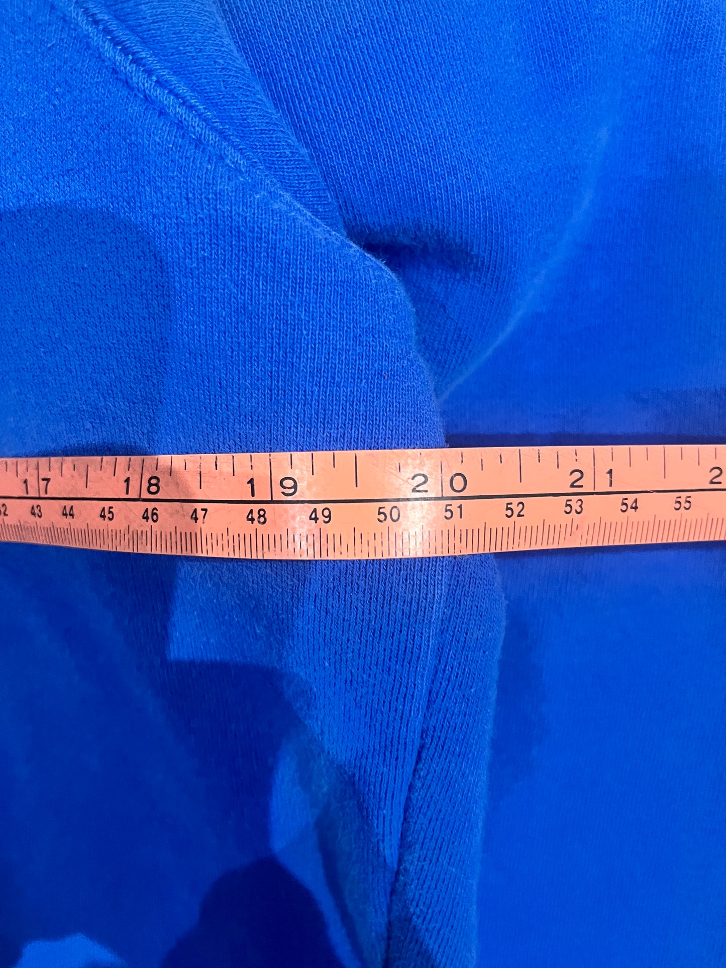 (S) Blue Tonal Stussy Hoodie Script