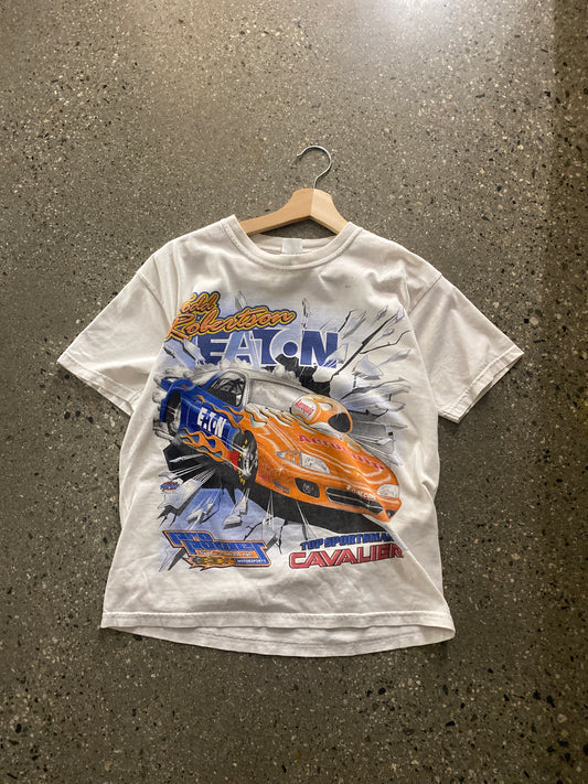 (XS) doublesided racing tee ( as is )