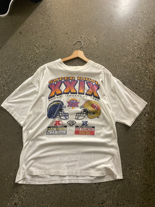 (L/XL) 1995 Super Bowl Tee ( as is )