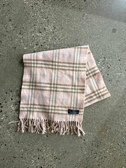 (117cm) Burberry Argyle Merino Wool/Cashmere Blend