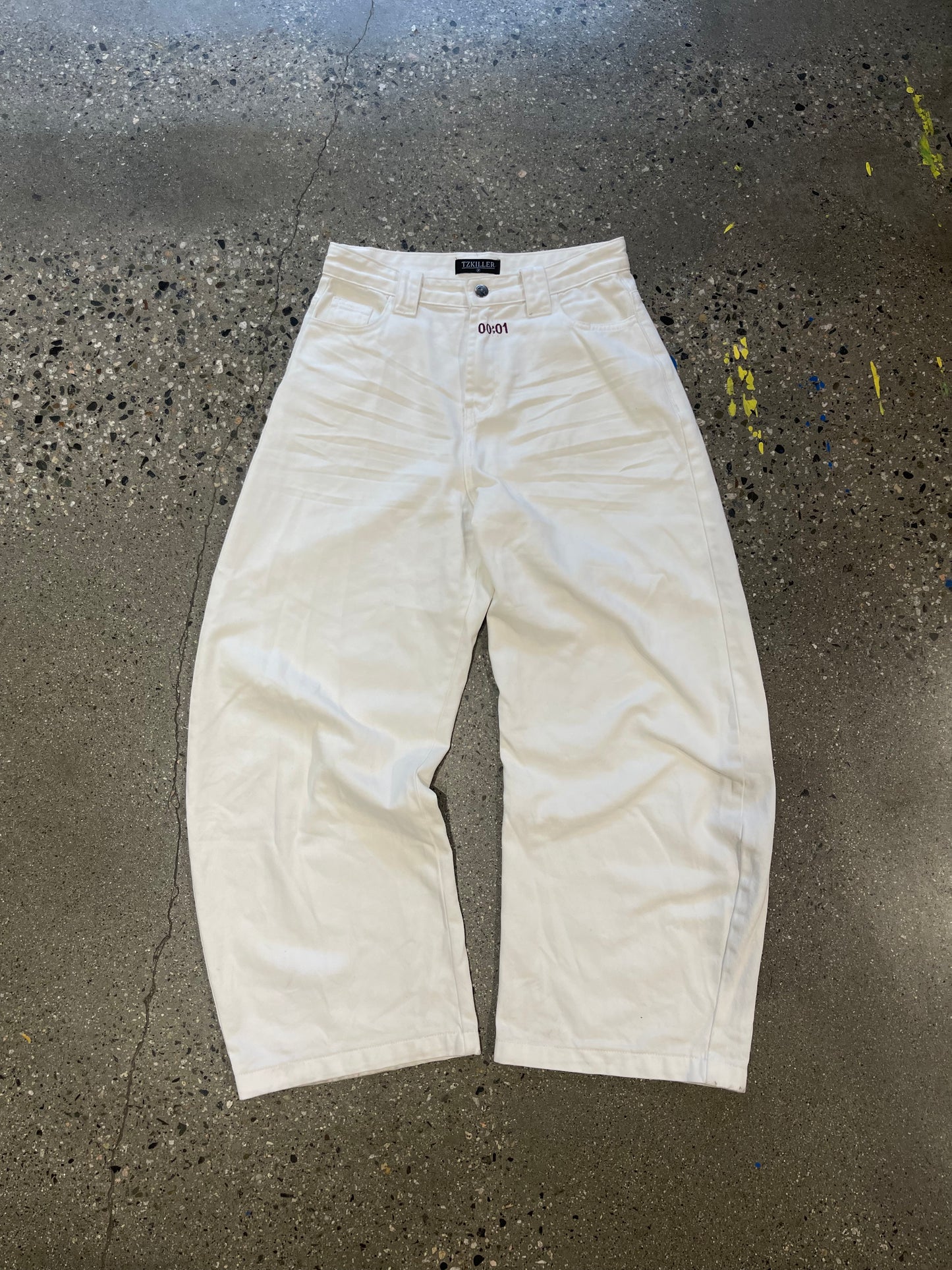 Tzkille Wide Leg Barrel Denim
