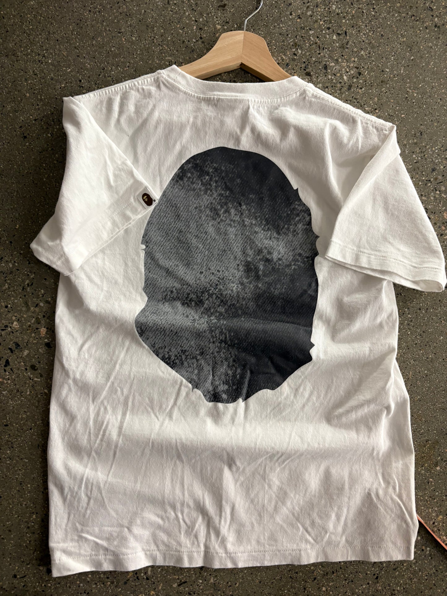 (S) Bape High Tone Bleach Tee Head