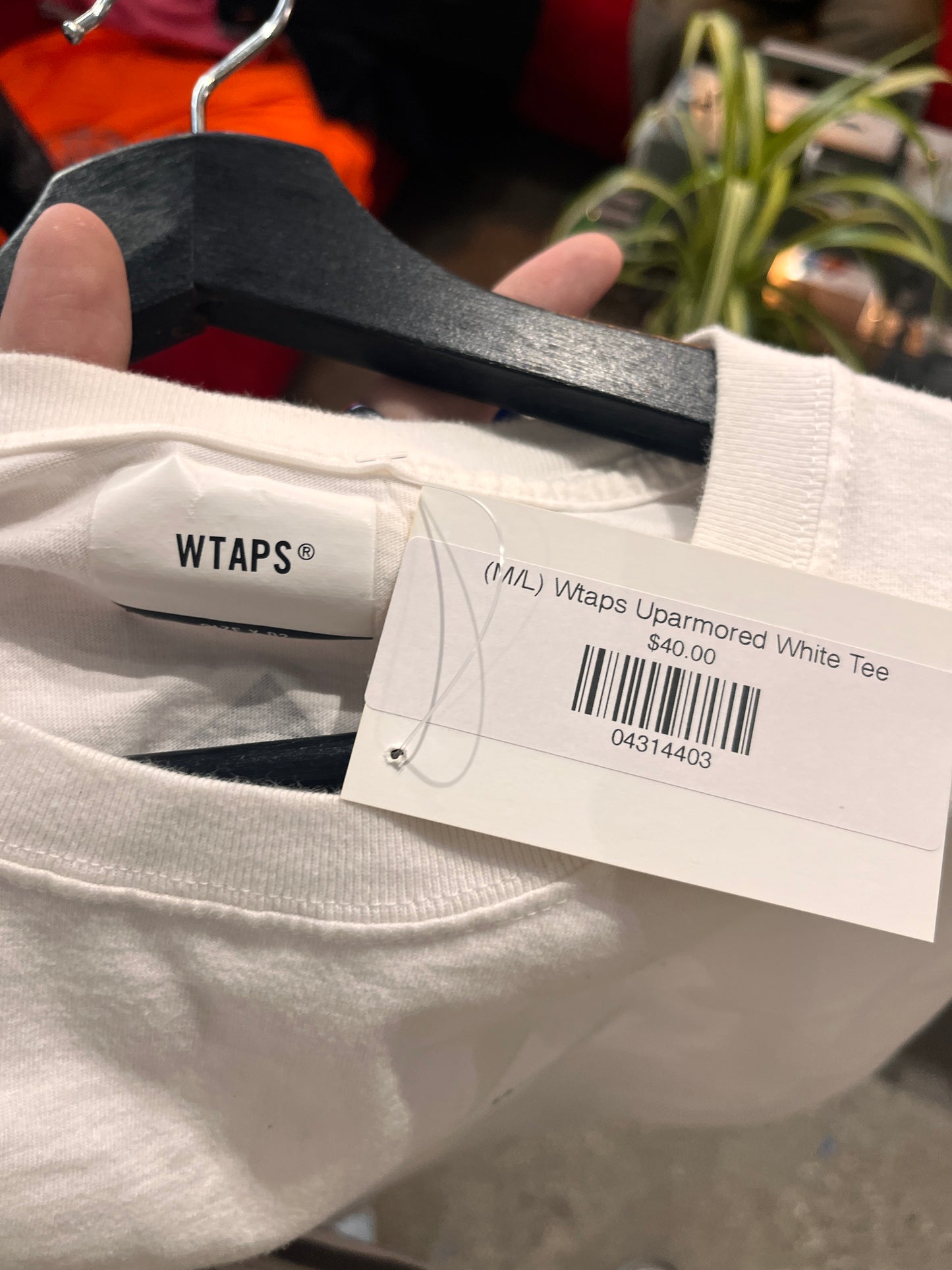 (M/L) Wtaps Uparmored White Tee