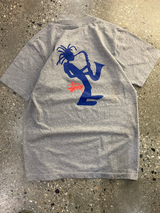 (XS) Vintage Stussy Music Doublesided Tee