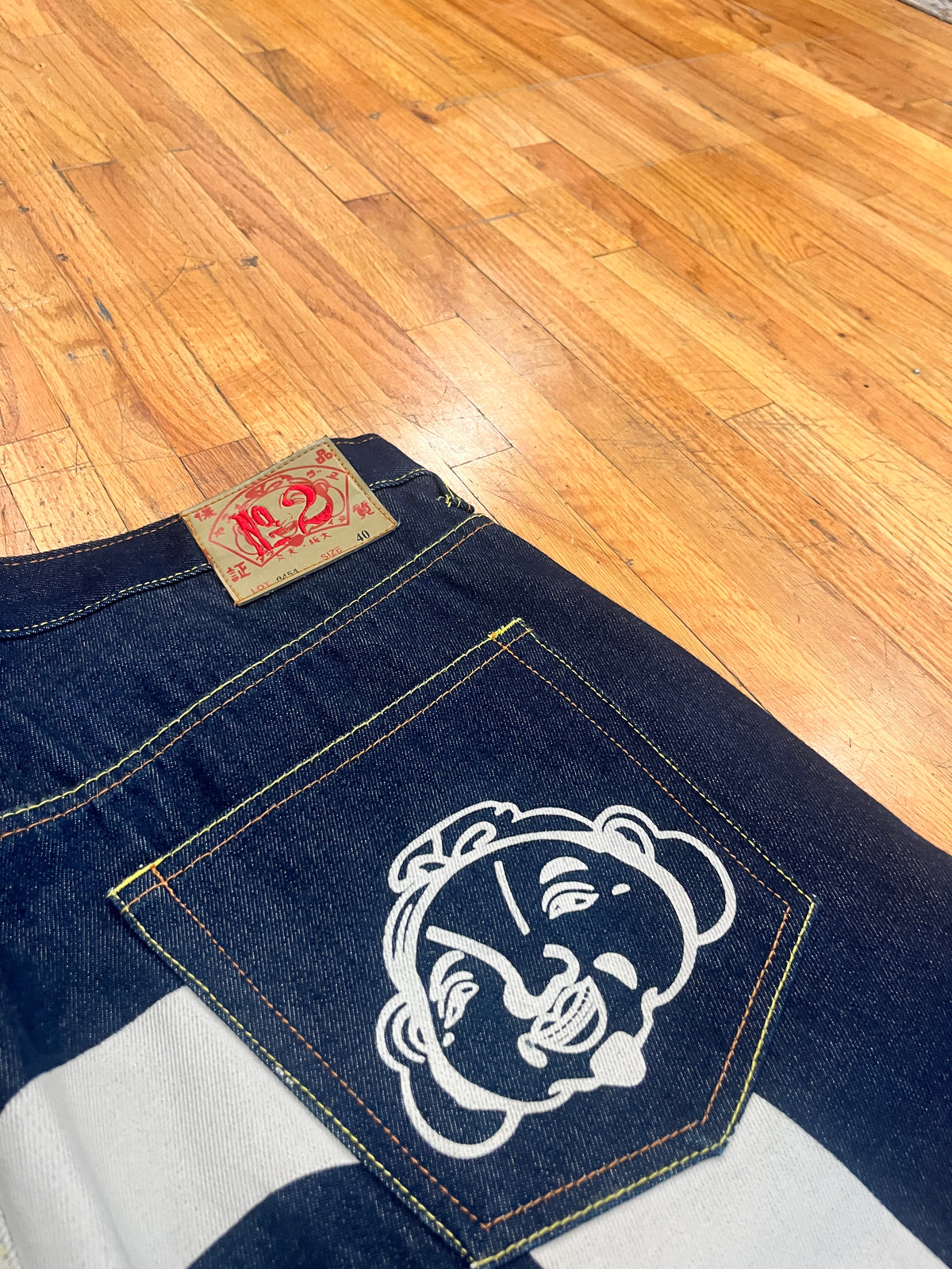 (XXL) (40”) Evisu Daicock Jeans