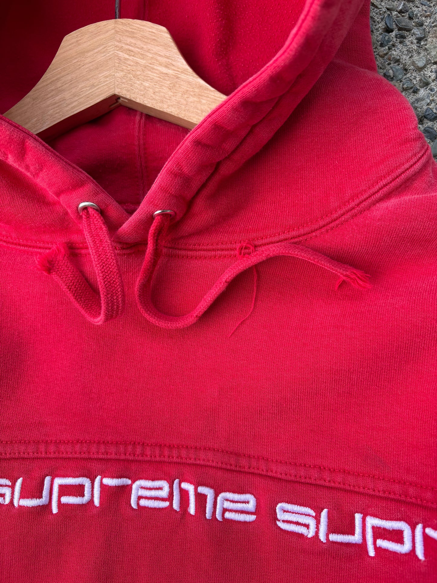 (M) Supreme Red Band Hoodie