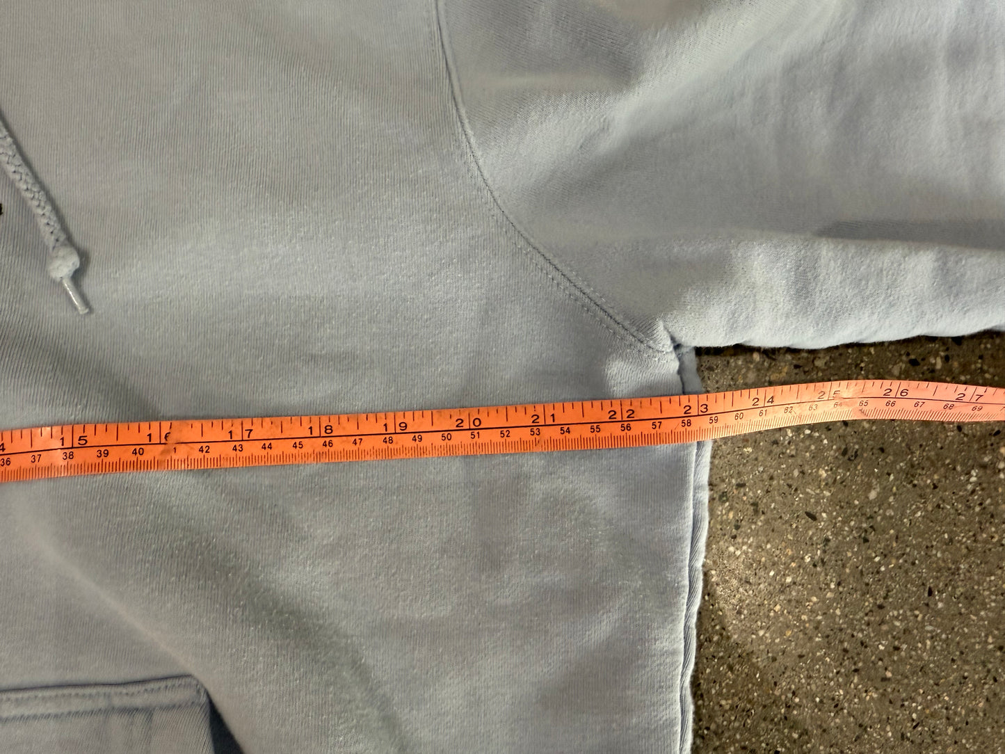 (M) Baby Blue Stussy Crown Hoodie