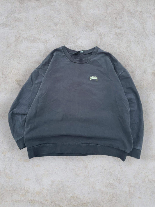 (M) Sunfaded Stussy 8 Ball Crew