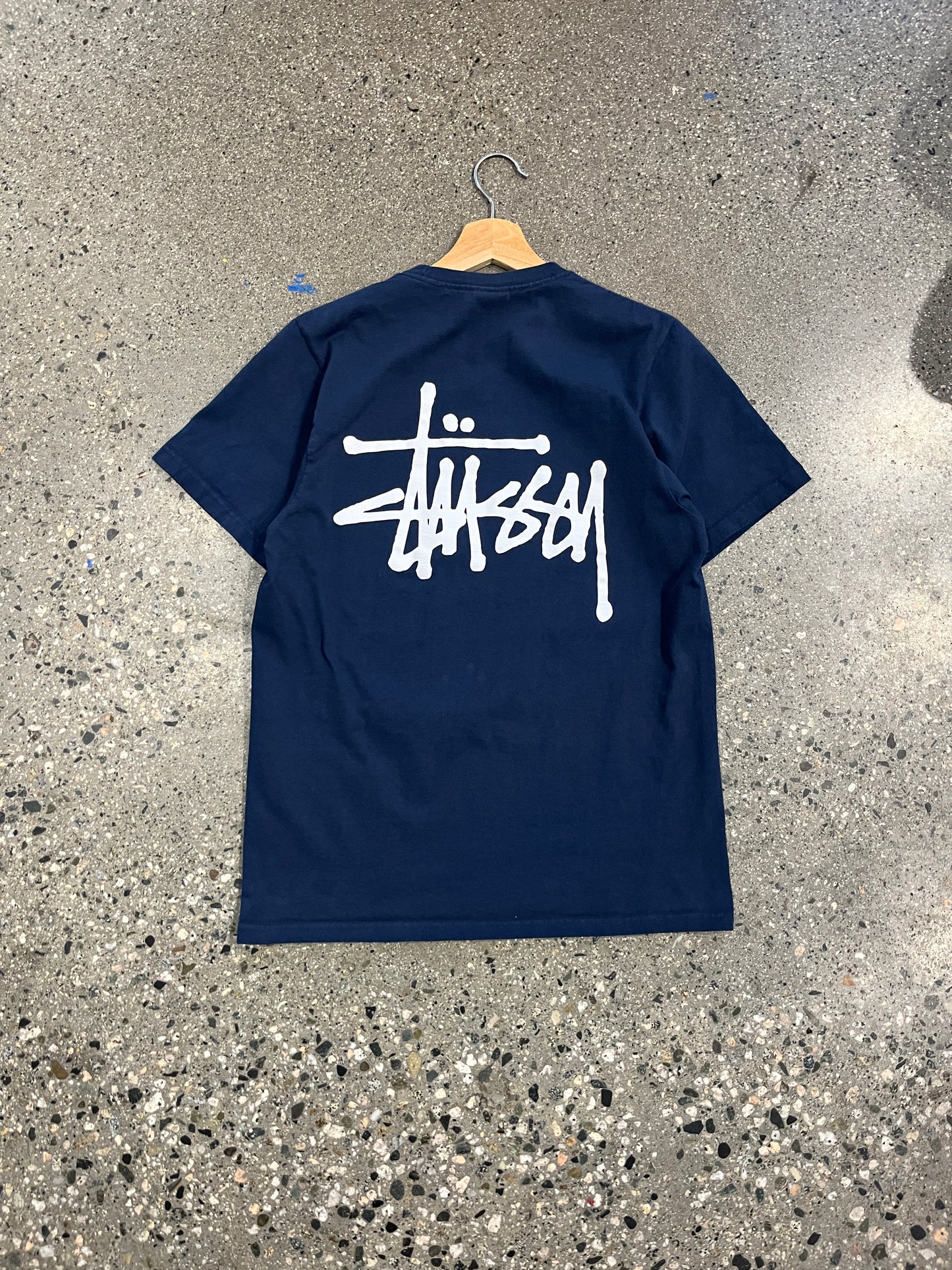 (s) Navy Stussy Tee