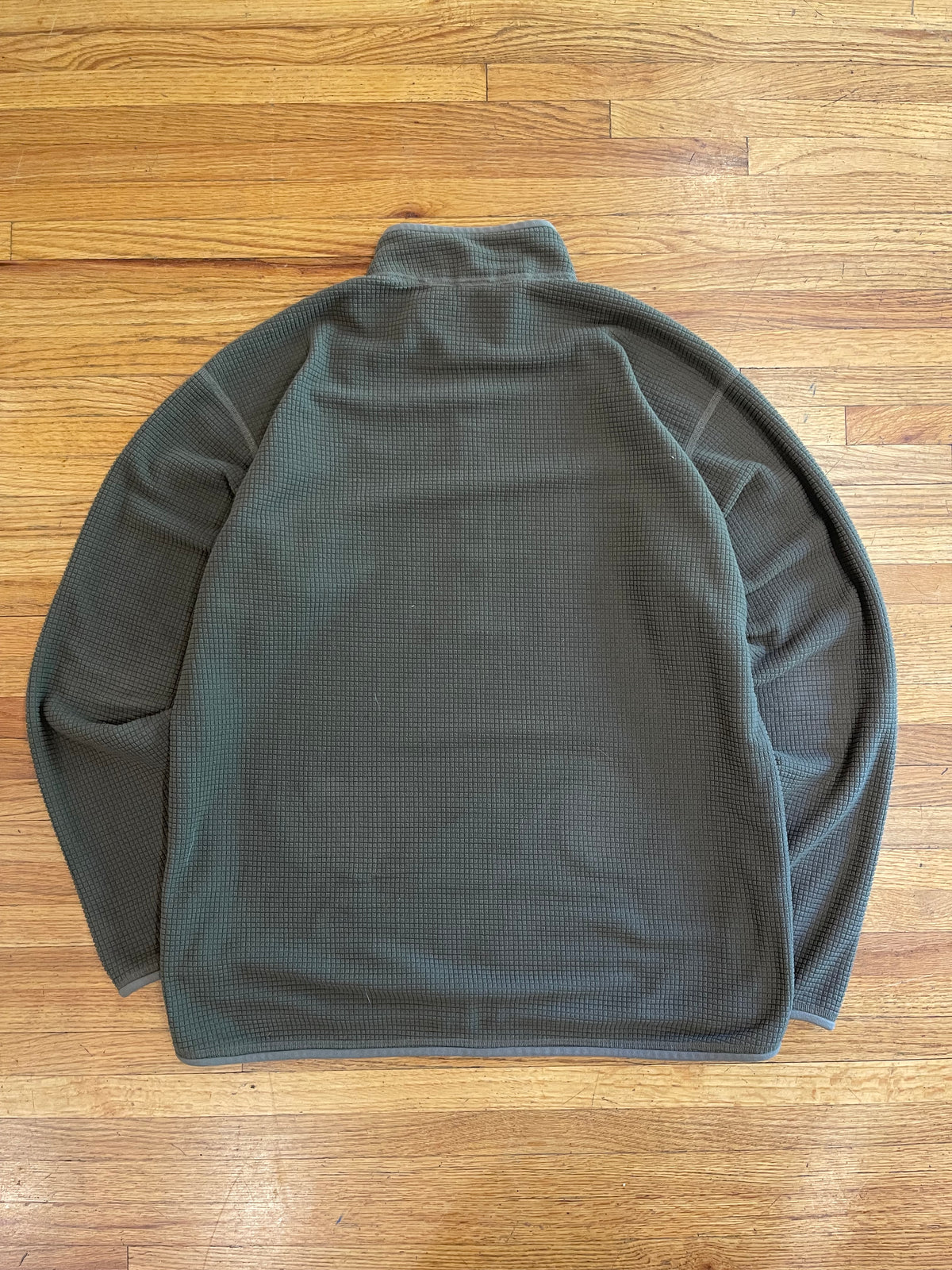 (Men’s L-XL) Arc’teryx Waffle Polartec 1/2 Zip Olive