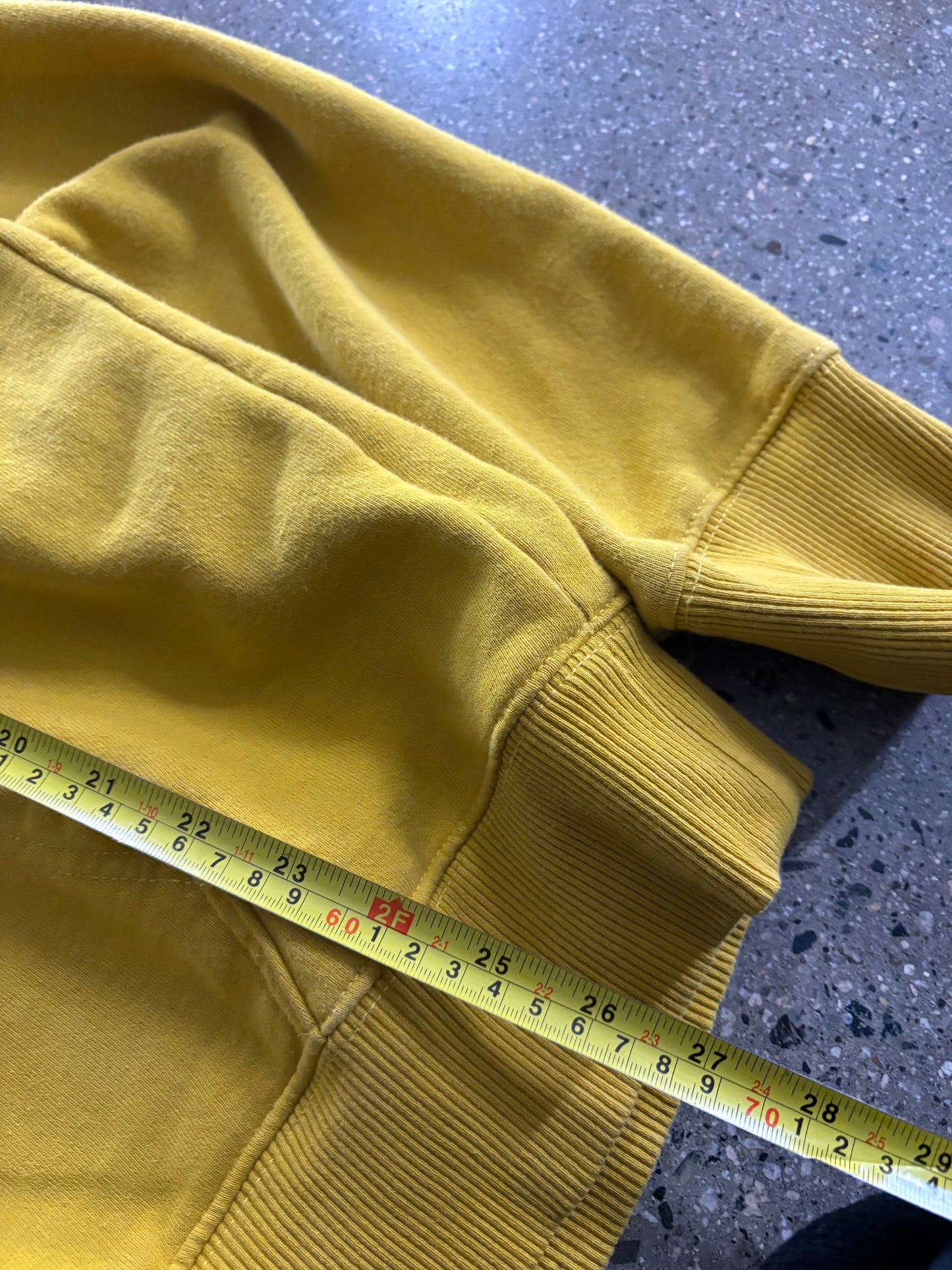 Stussy Yellow Script Hoodie